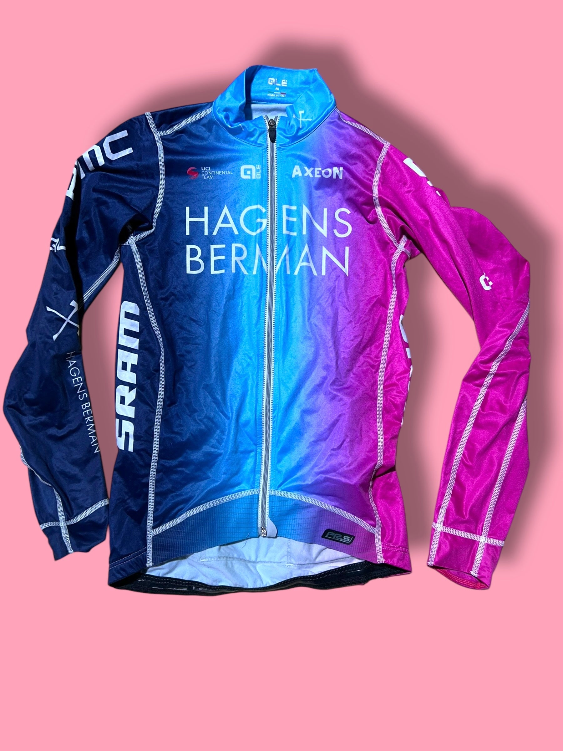 Midweight Jersey, Thermal Bib Shorts, Cap Bundle Rider Issued |Hagens Bermans Ale| Pro Cycling Kit