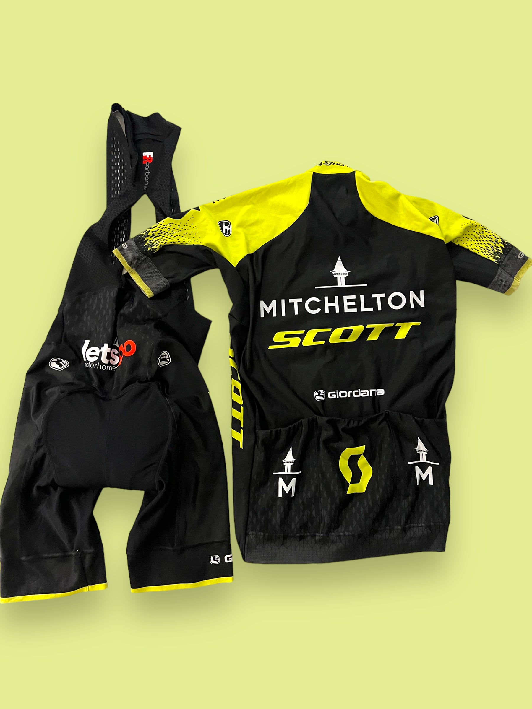 Cycling Kit Bundle - Winter Jersey & Thermal Bib Shorts | Giordana | Mitchelton Scott Pro Team | Pro Cycling Kit