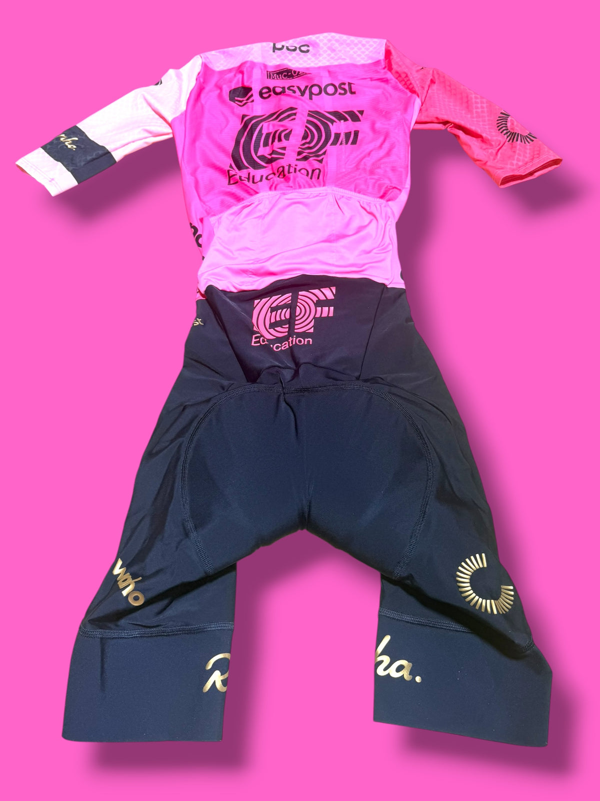 EF Richard Carapaz Olympic Champion Gold Logo Road Suit | EF Education First | Rapha Men's Pro Kit