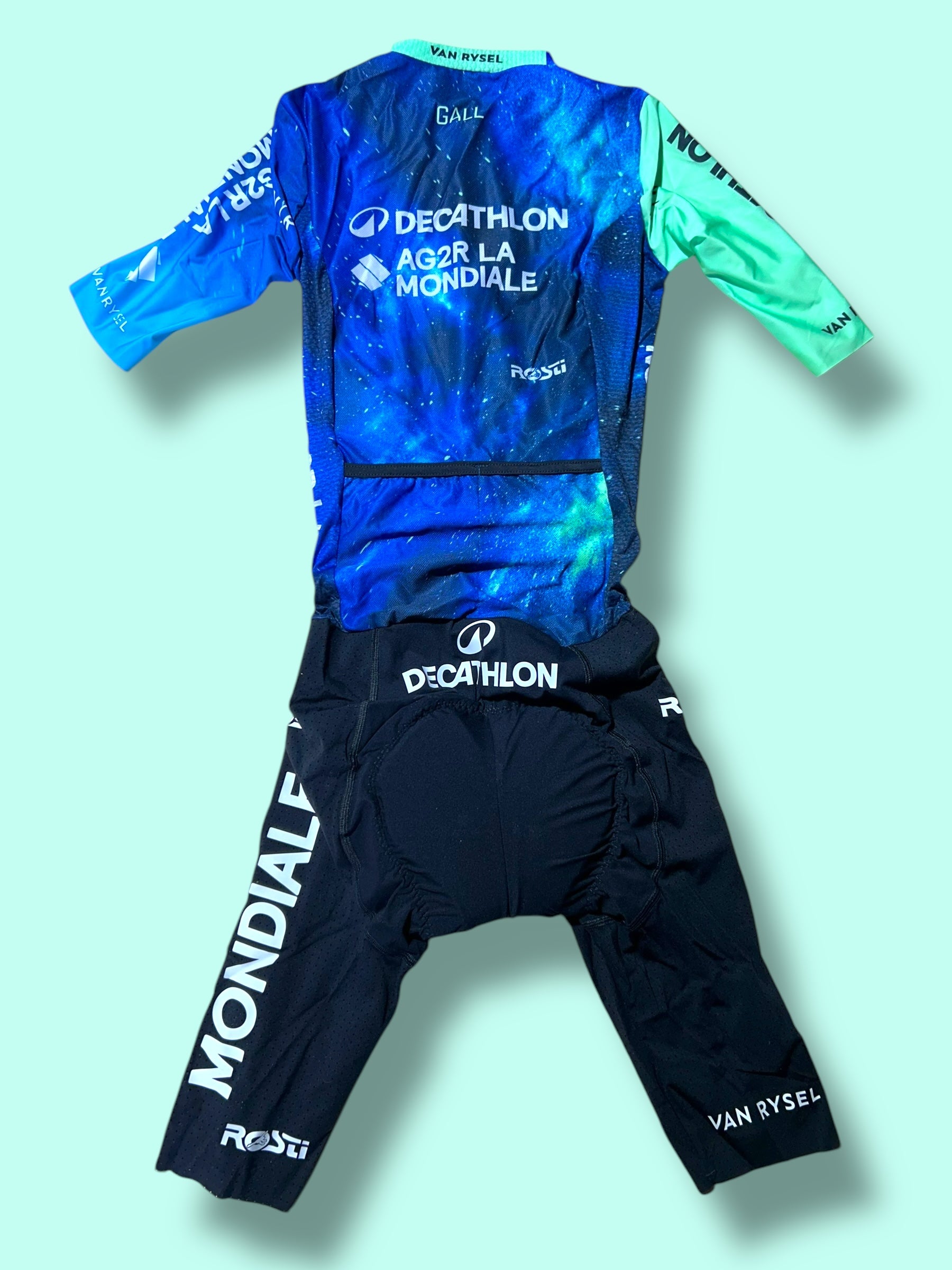 Aerosuit Summer FELIX GALL Roadsuit| Decathlon AG2R La Mondiale | Rosti | Pro Cycling Kit
