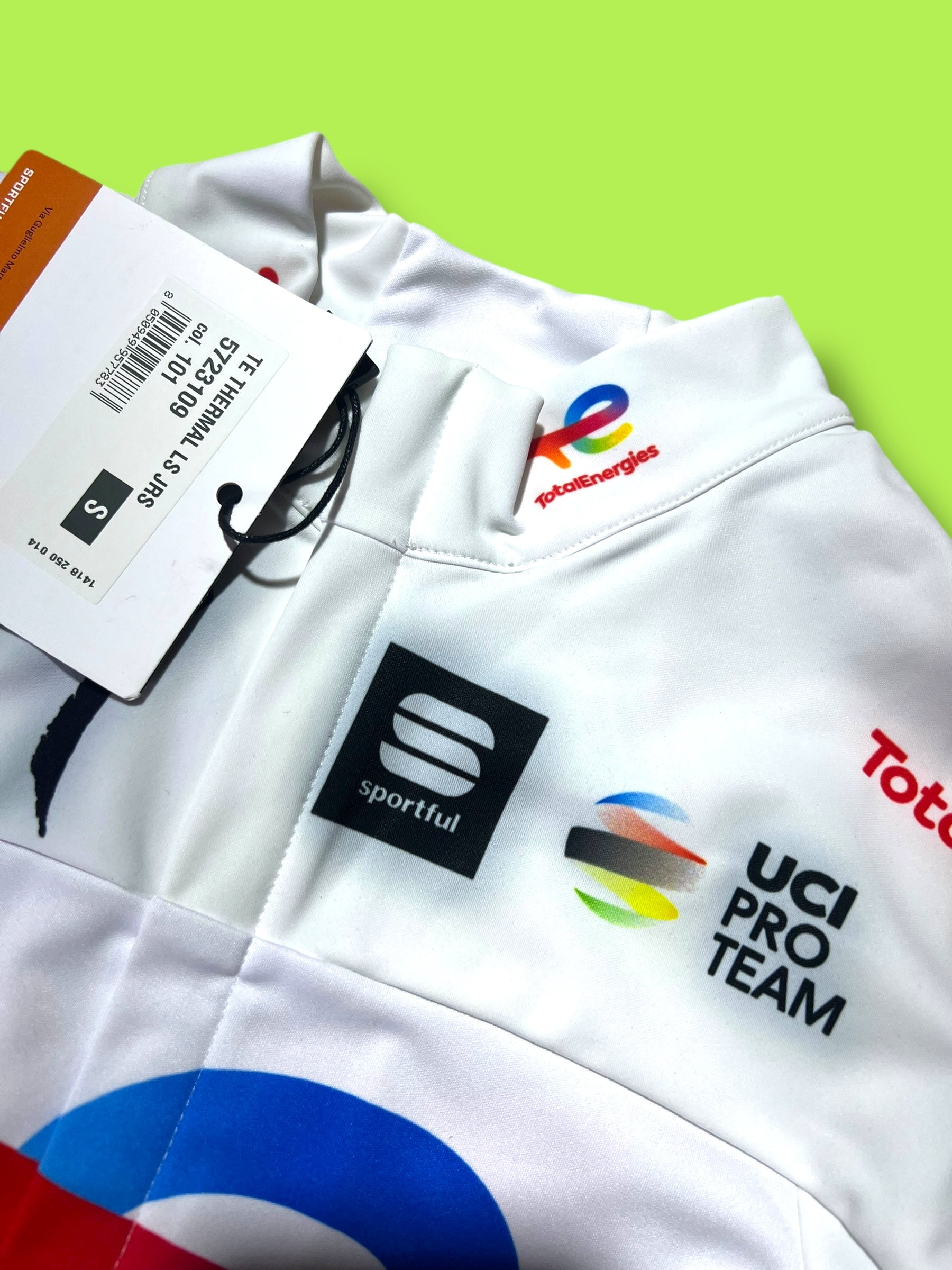 Thermal Jersey Long Sleeve TE Road Racing Rain Winter | Sportful | Total Direct Energies| Pro Cycling Kit