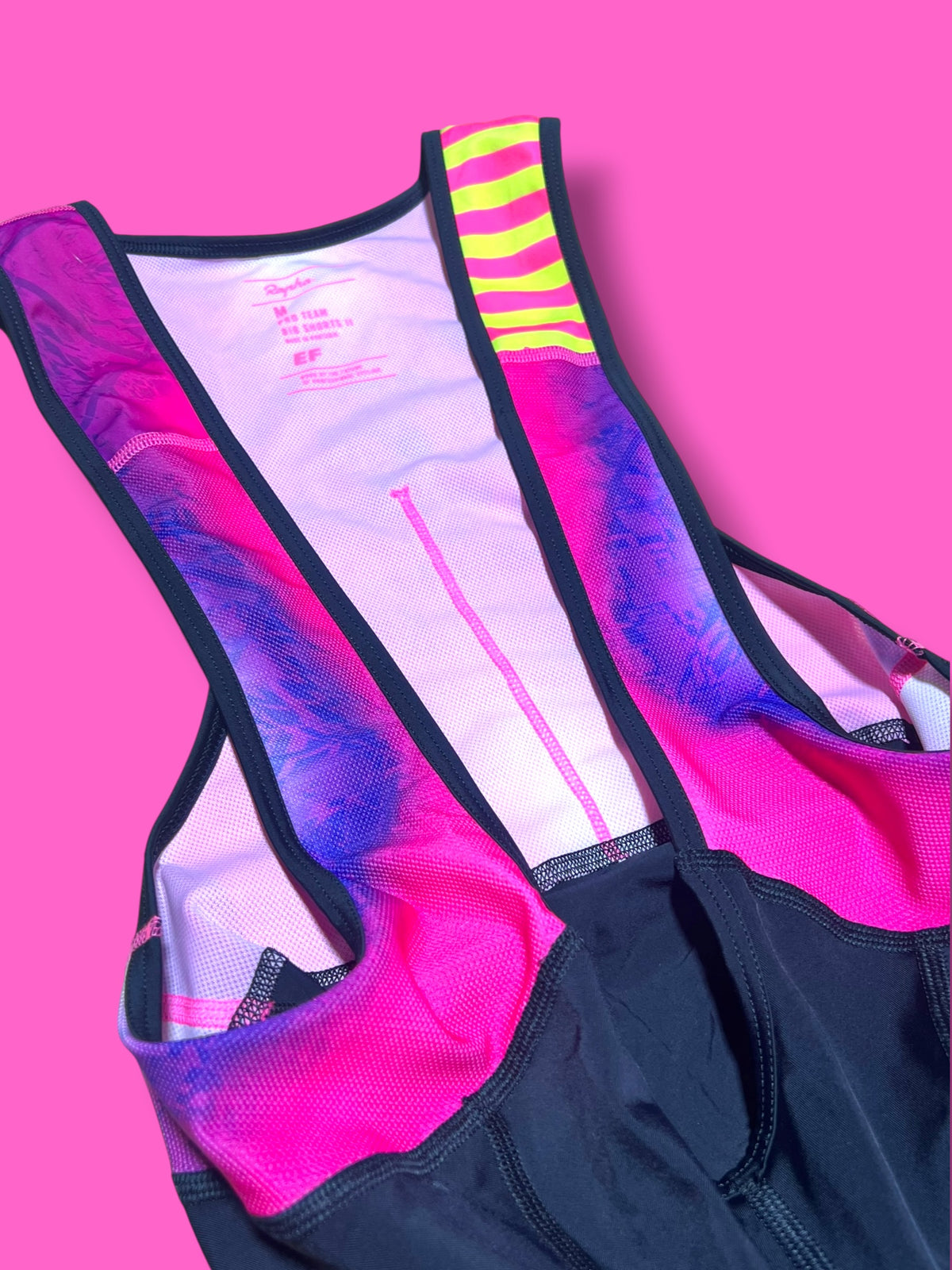 EF 2022 Yellow-Band Bib Shorts Stefan Bissegger One-of-One Rapha-Palace | EF Education First | Rapha Men's Pro Kit