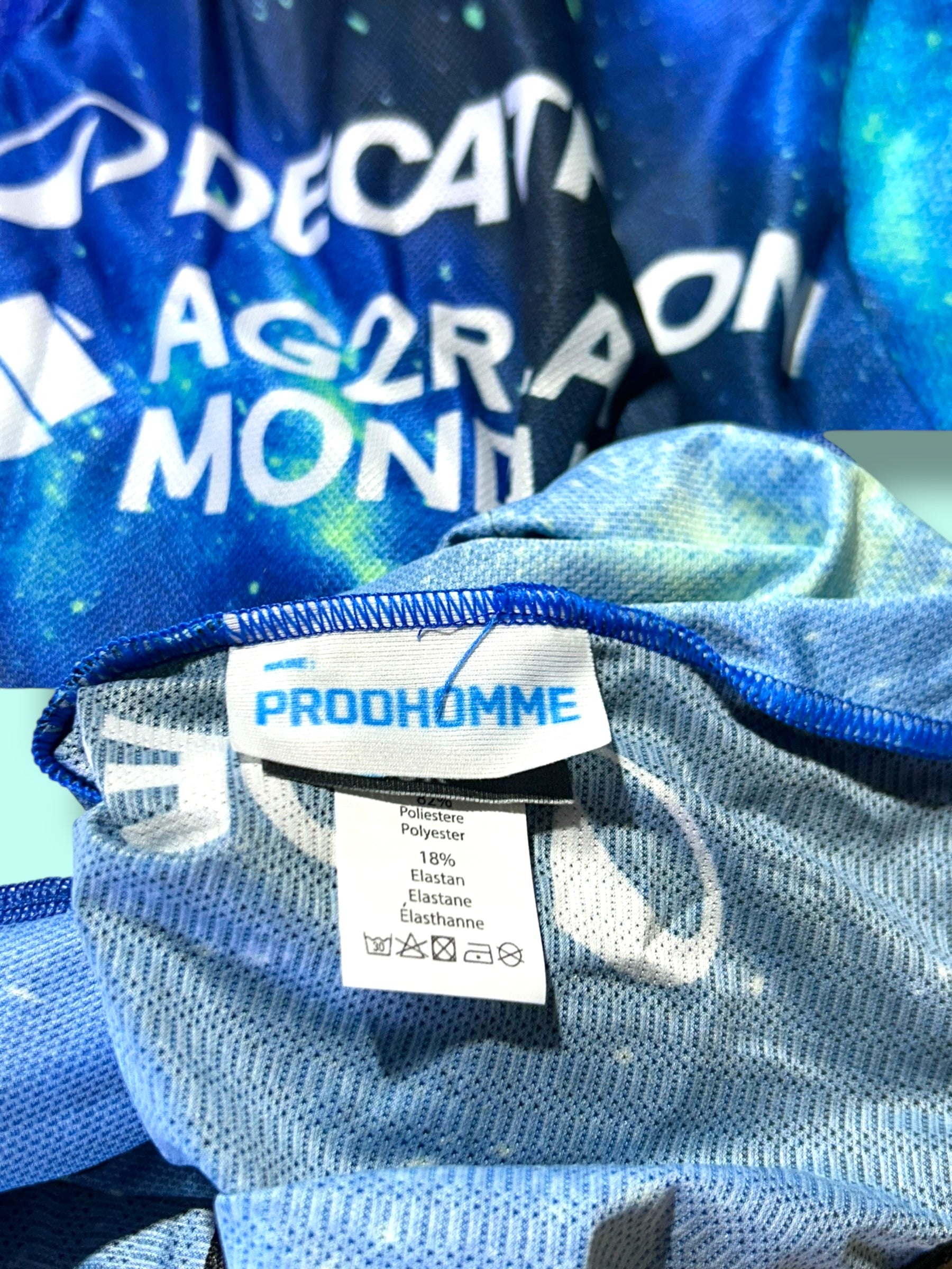 Aero Jersey PRODHOMME Short Sleeve Racing Maillot | Decathlon AG2R La Mondiale | Rosti | Pro Cycling Kit