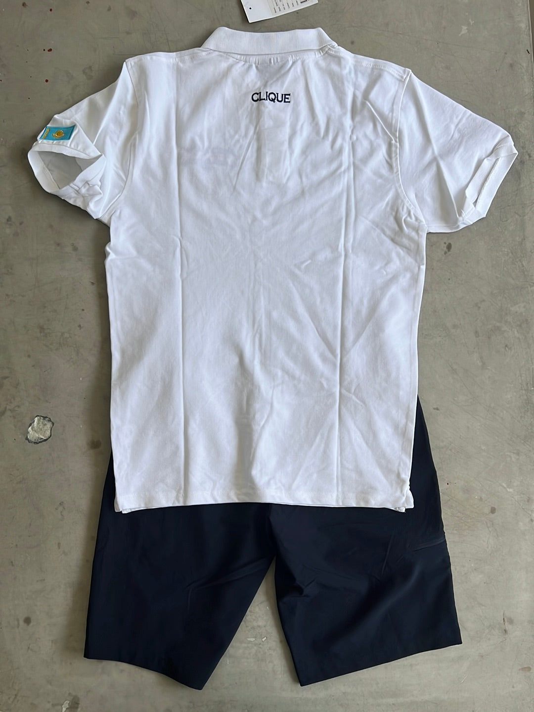 Polo Shirt & Casual Shorts Bundle | Clique | Astana | Pro Team Cycling Kit