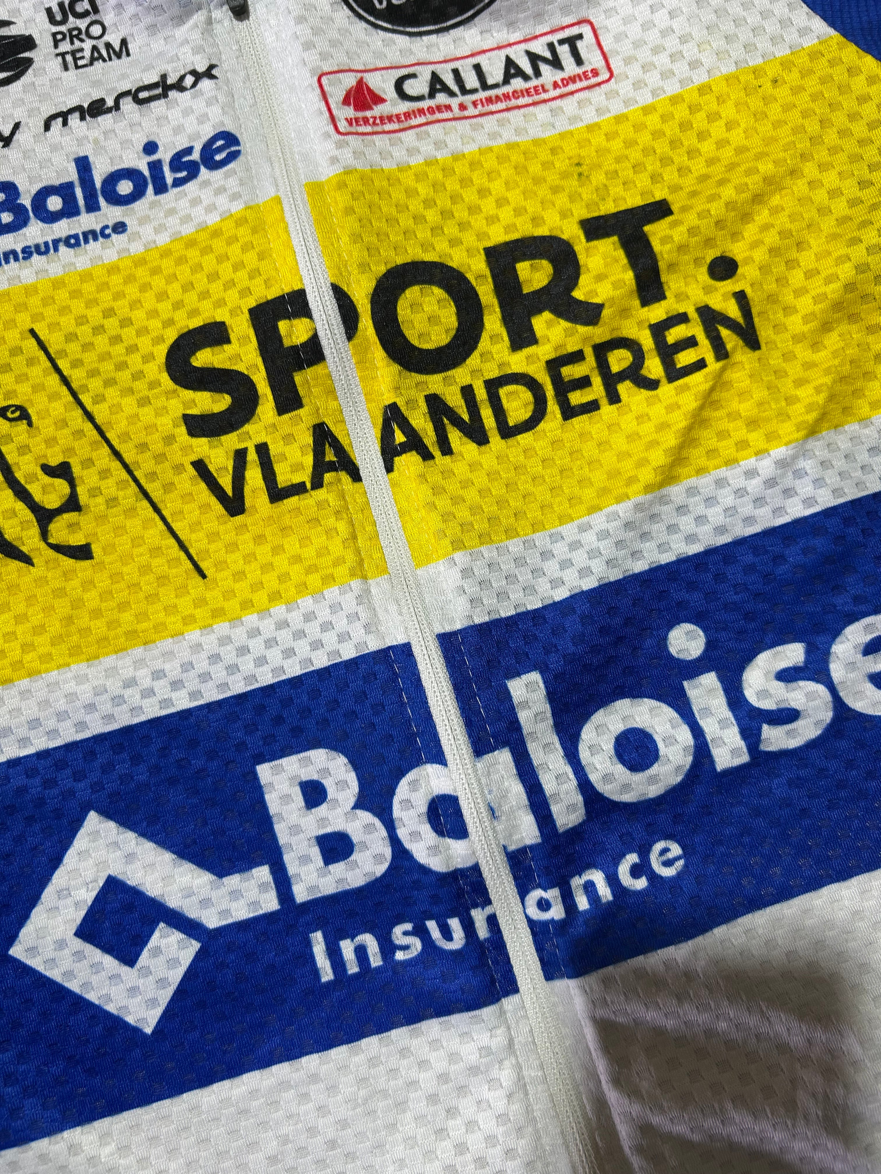 Summer Vented Jersey Lightweight Racing - Rider Issued | Vermarc | Flanders Baloise| Pro Cycling Kit
