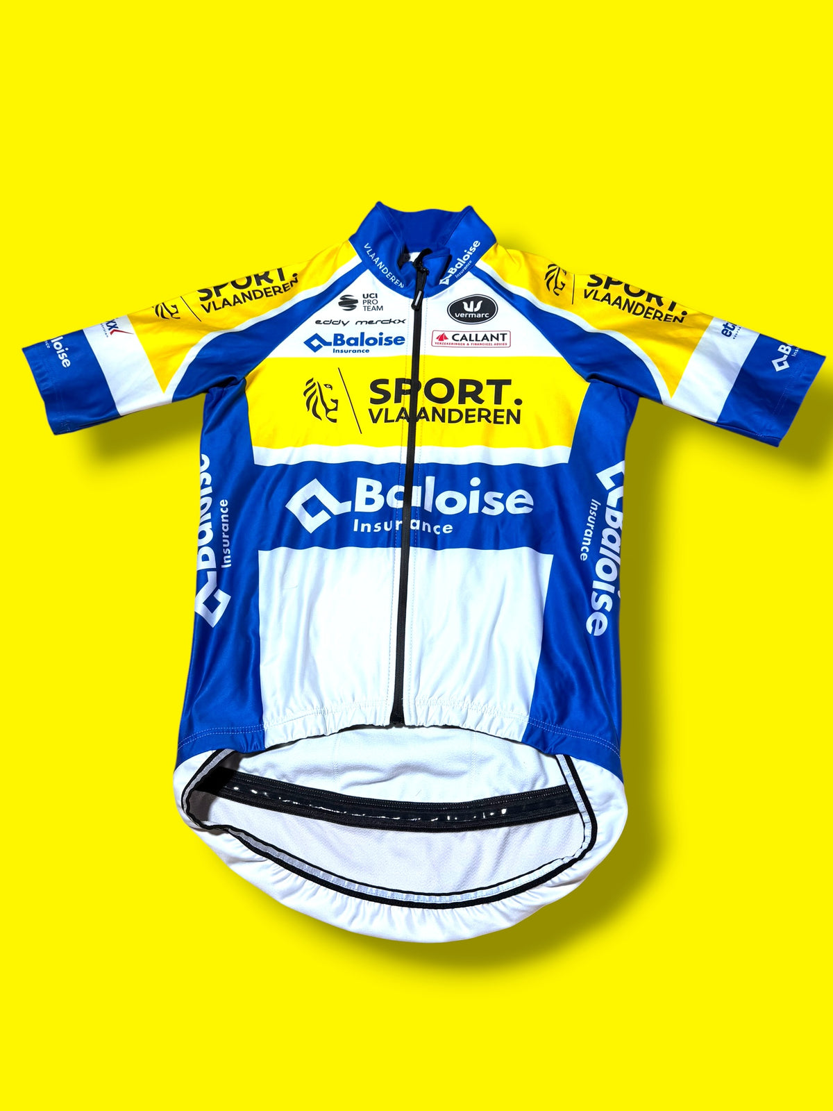 Short Sleeve Thermal Gabba Rain Jersey Winter|Flanders Baloise|Vermarc Pro Cycling Kit