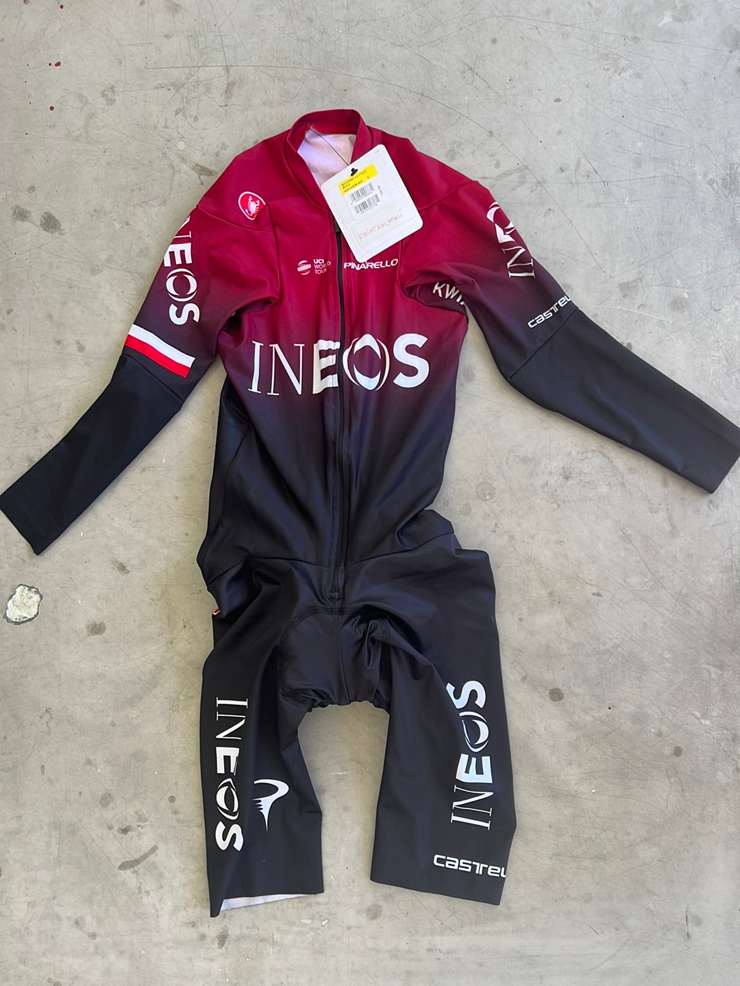 TT Time Trial Suit - Kwiatkowski Skinsuit Bodypaint 4.0 | Castelli | Ineos | Pro Cycling Kit