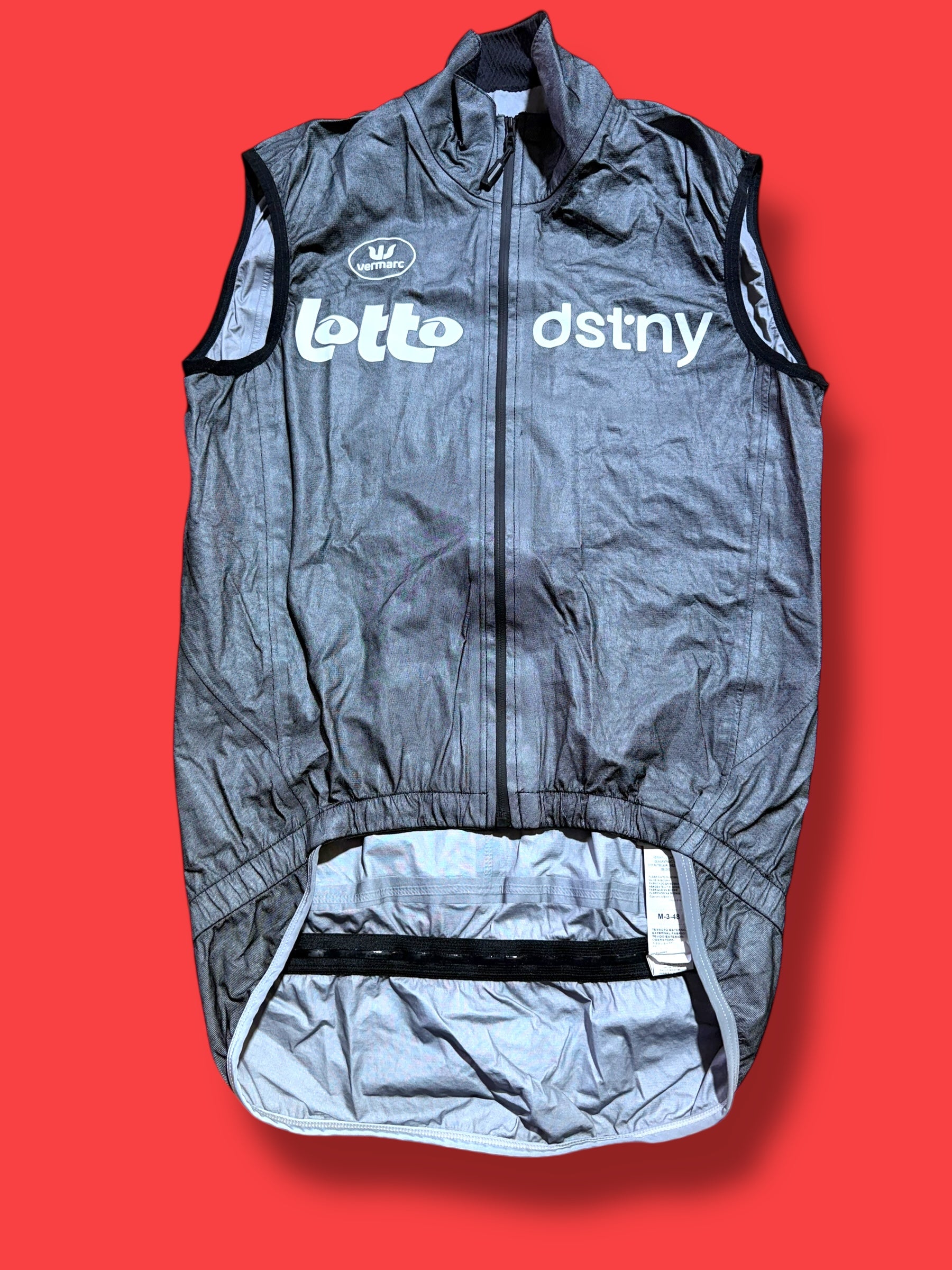 Rain Vest + Pockets|Lotto DSTNY Vermarc| Pro Cycling Kit