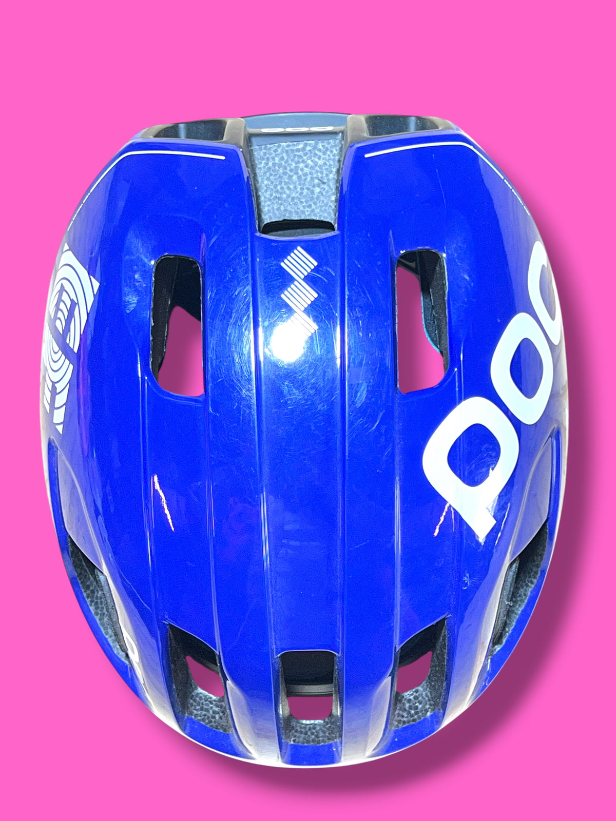 National Champion USA Helmet POC Ventral Spin | EF | POC Pro Cycling Kit