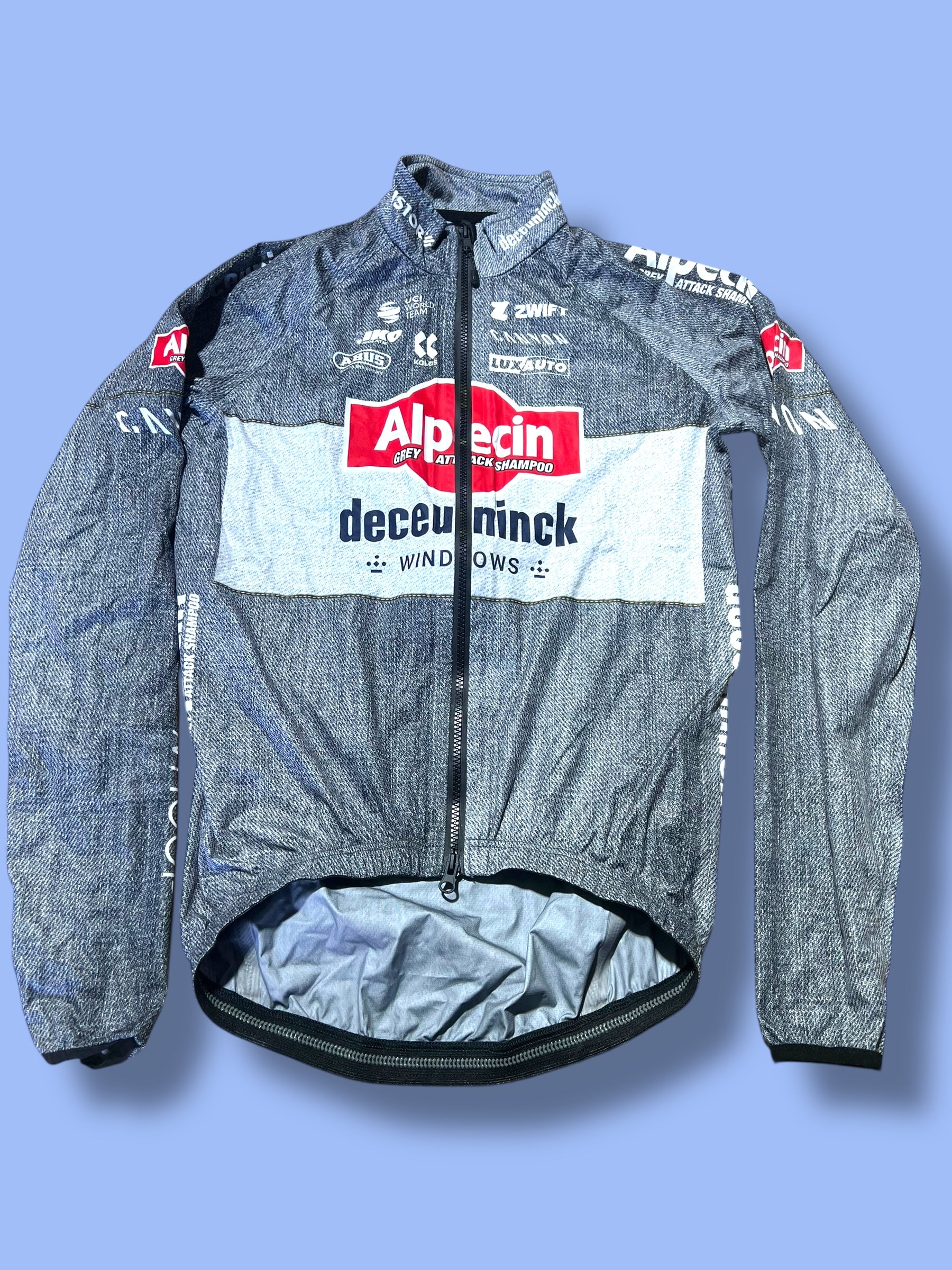 Rain Jacket Packable Tour de France Water Resistant | Alpecin Deceuninck Kalas| Pro Cycling Kit