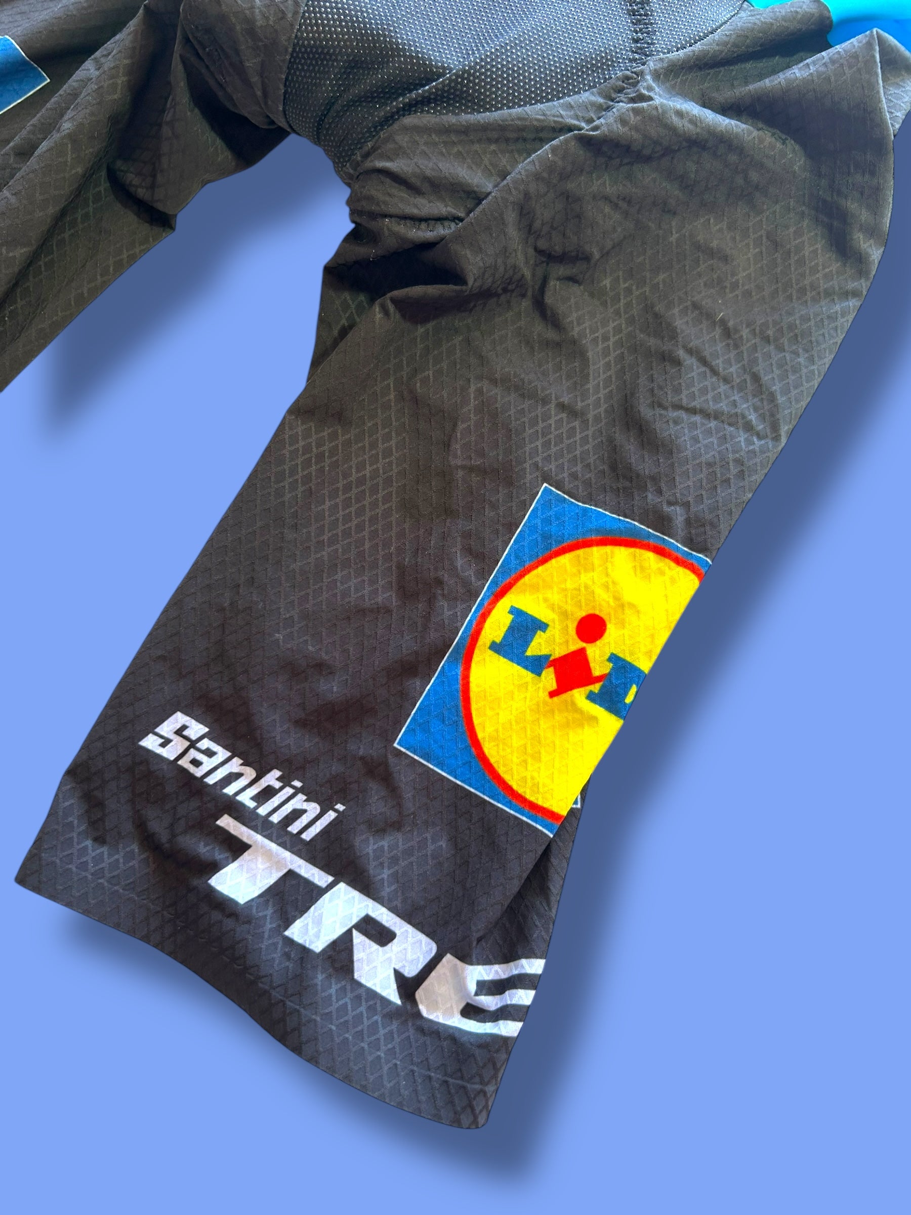 TT Suit Speedsuit Aerosuit Time Trial Triathlon Team-Issued! | Santini | Lidl Trek Lukembourg National Champion | Pro Cycling Kit
