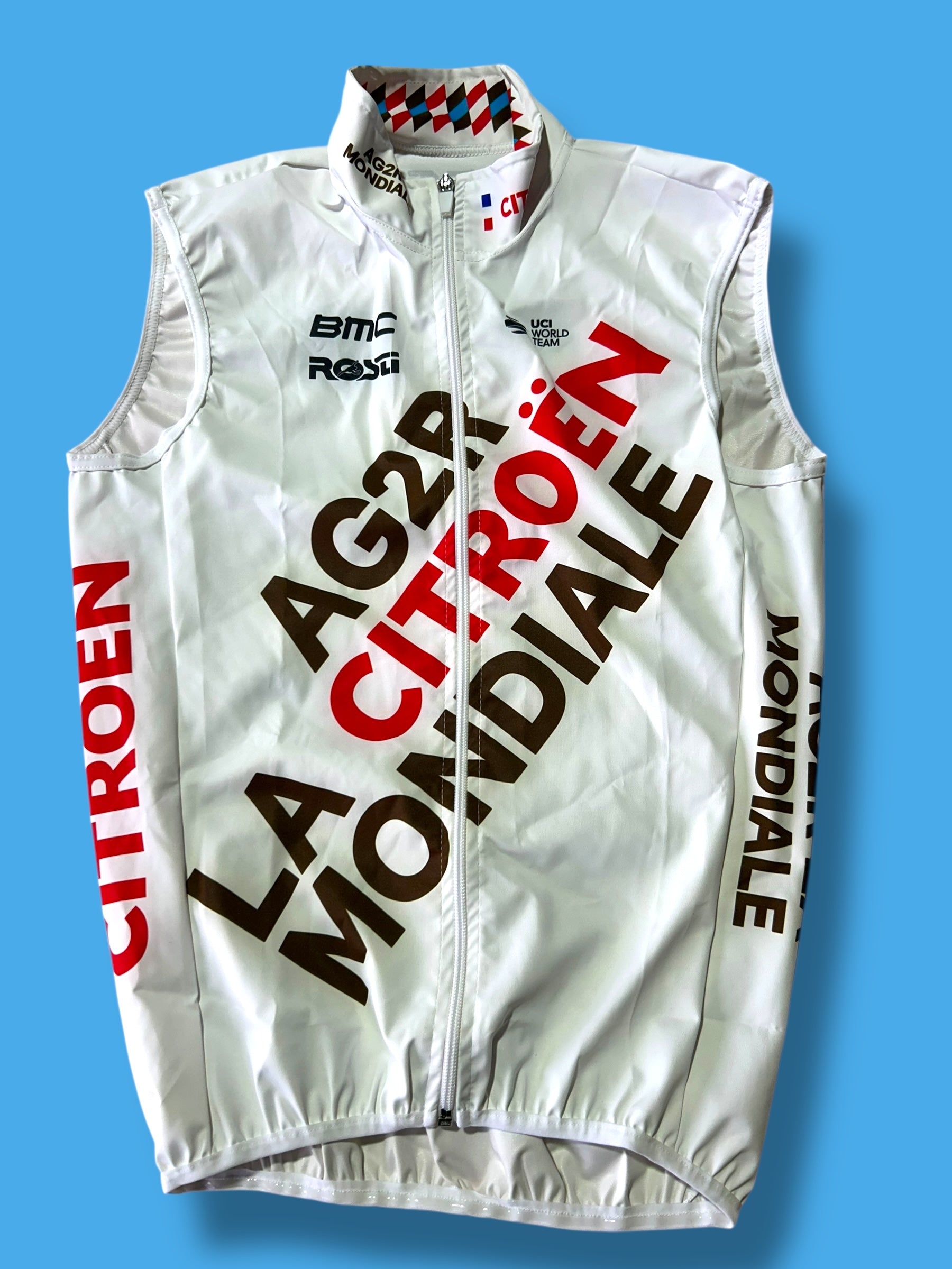 Rain Waterproof Vest Gilet Rosti|AG2R Citroen |Cycling