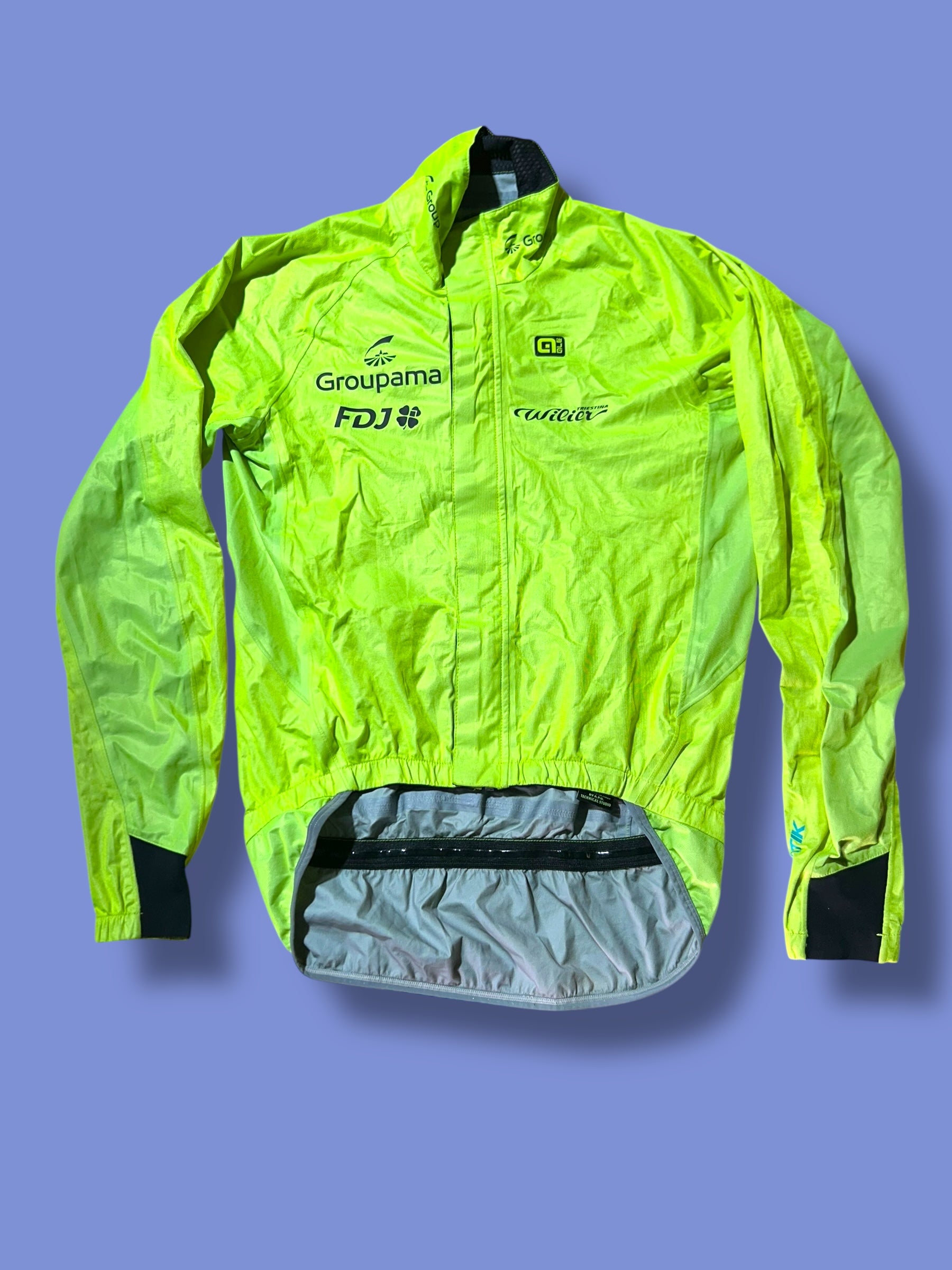 Rain Jacket Windproof Packable Lightweight | Ale |FDJ| Pro Cycling Kit