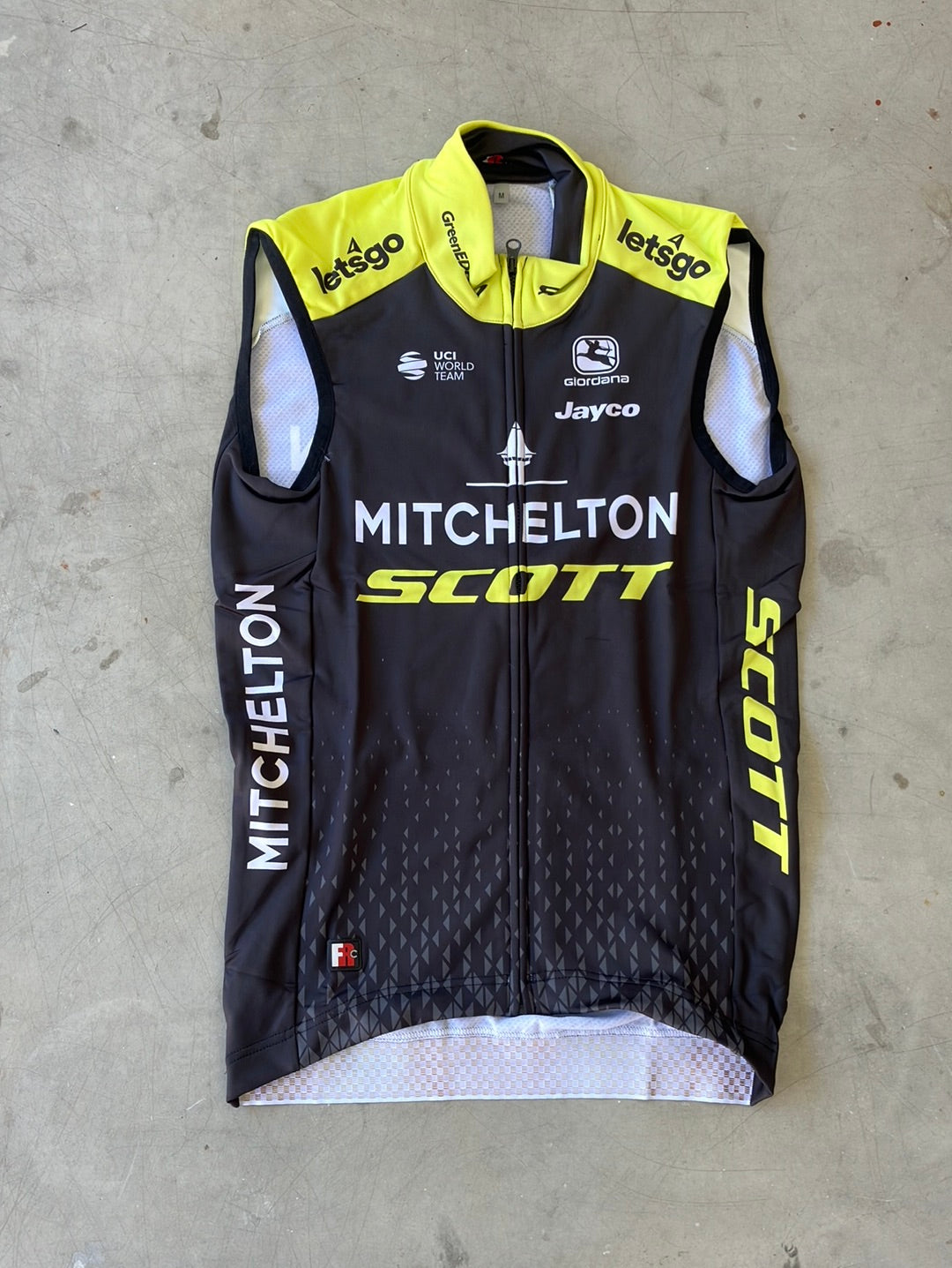 Thermal Winter Vest / Gilet With Pockets | Giordana | Mitchelton Scott | Pro Cycling Kit