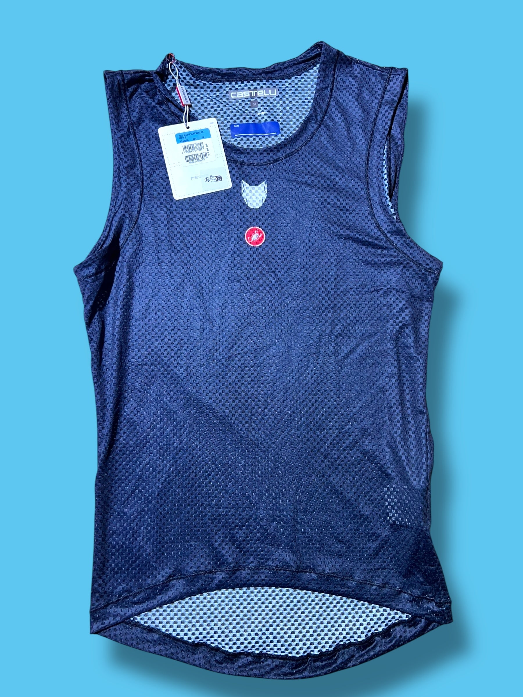 Base Layer Pro Mesh Sleeveless Gilet Race Winter Packable Fast! | Castelli | Soudal Quick-Step| Pro Cycling Kit