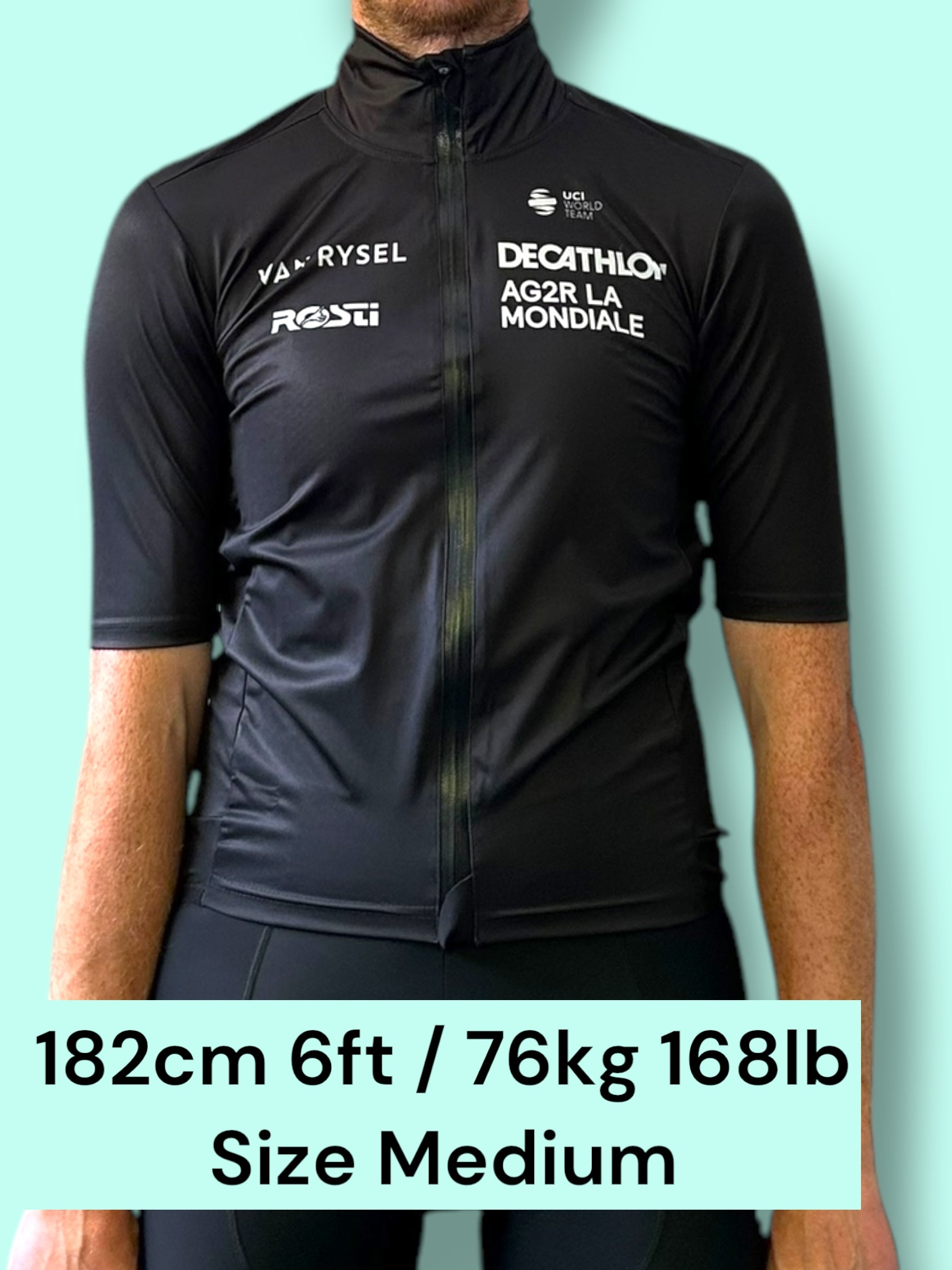 Gabba Thermal Windproof Waterproof Gota Winter Racing | Decathlon AG2R La Mondiale | Rosti | Pro Cycling Kit