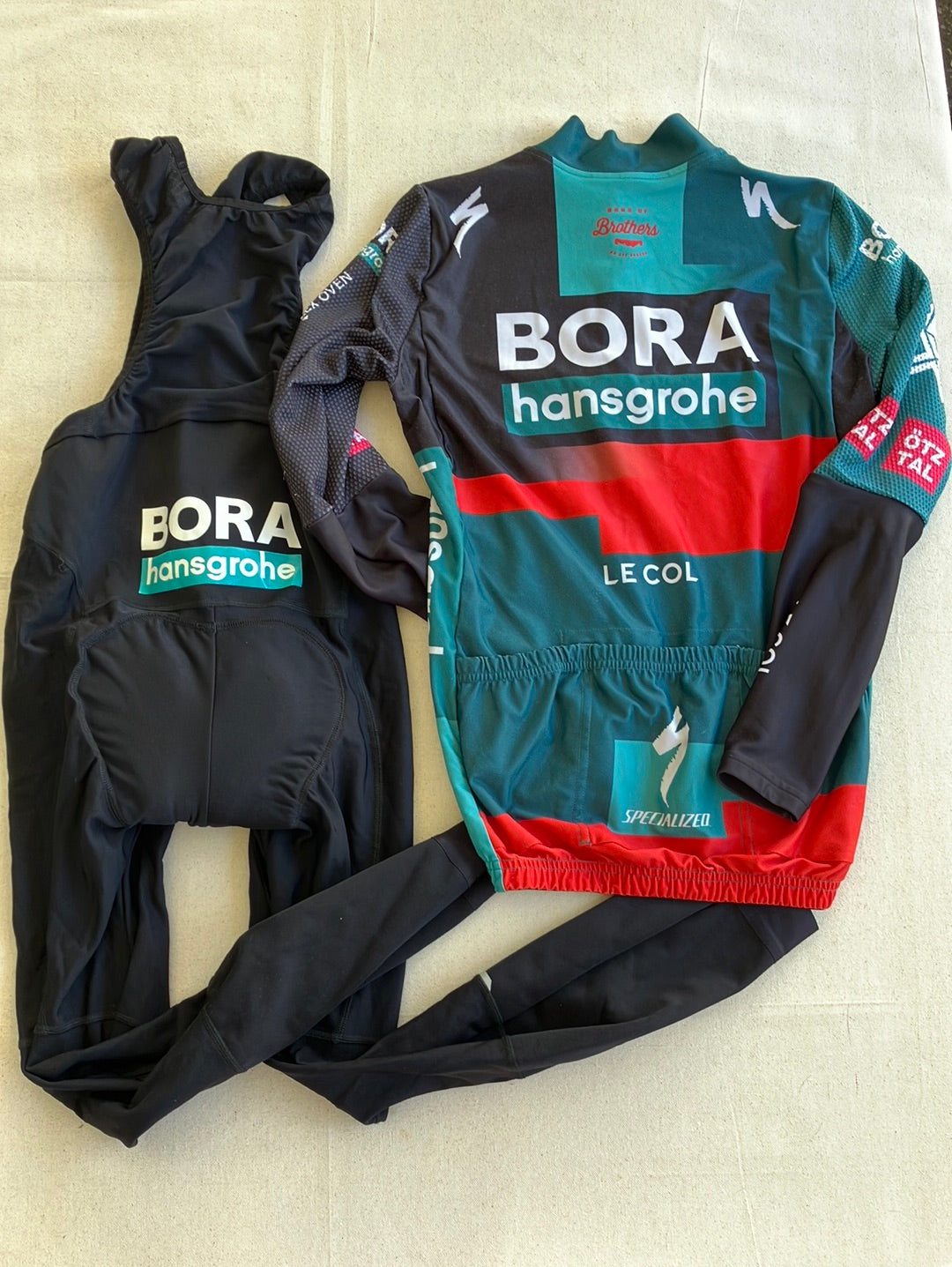 Cycling Clothing Bundle - Winter Jersey & Thermal Bib Tights | Le Col | Bora Hansgrohe | Pro Cycling Kit