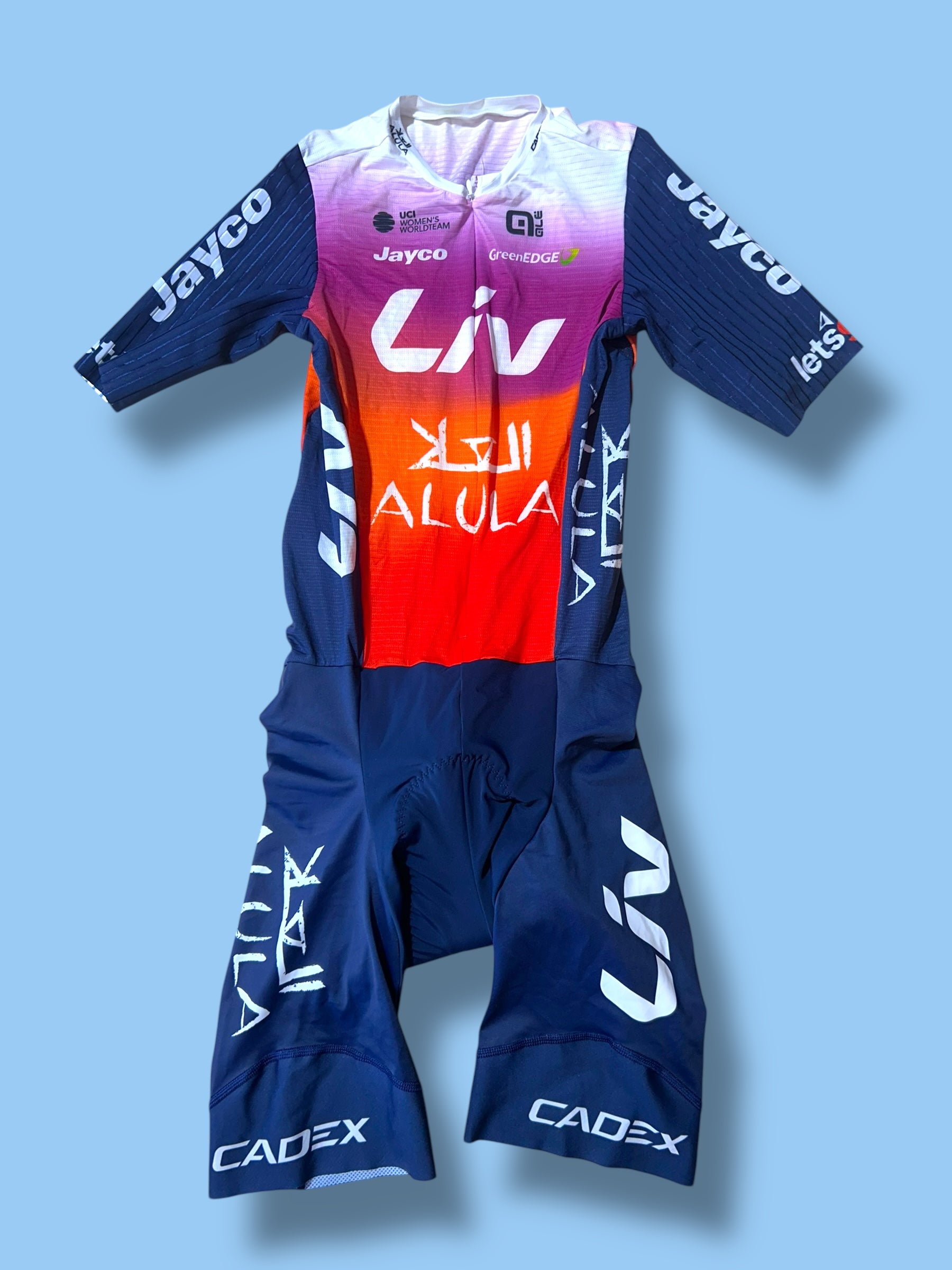 Aerosuit Road Racing Triathlon Roadsuit Womens| Ale | Jayco Alula| Pro Cycling Kit