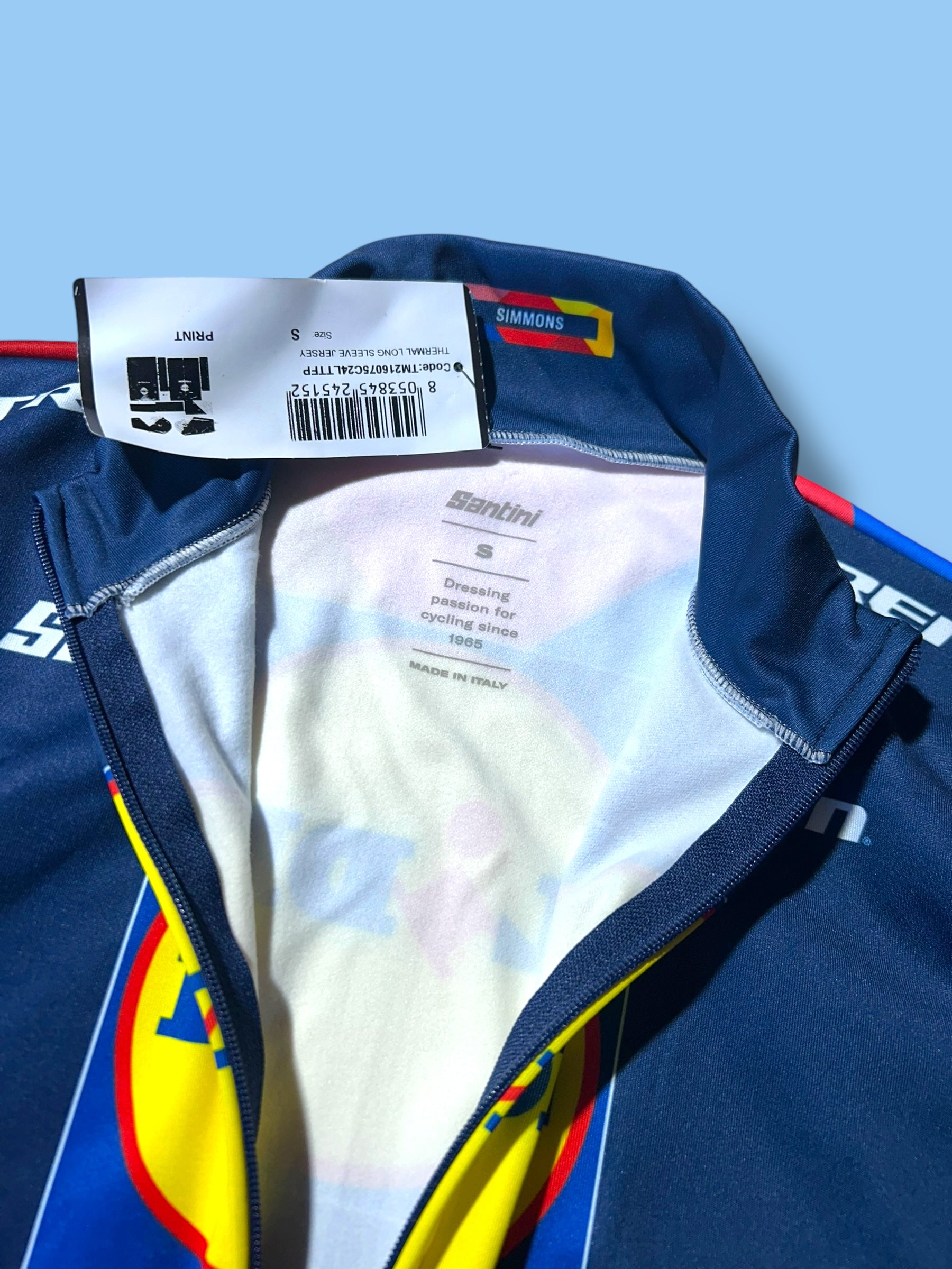Thermal Long Sleeve Jersey Winter | Santini | Lidl Trek | Pro Cycling Kit