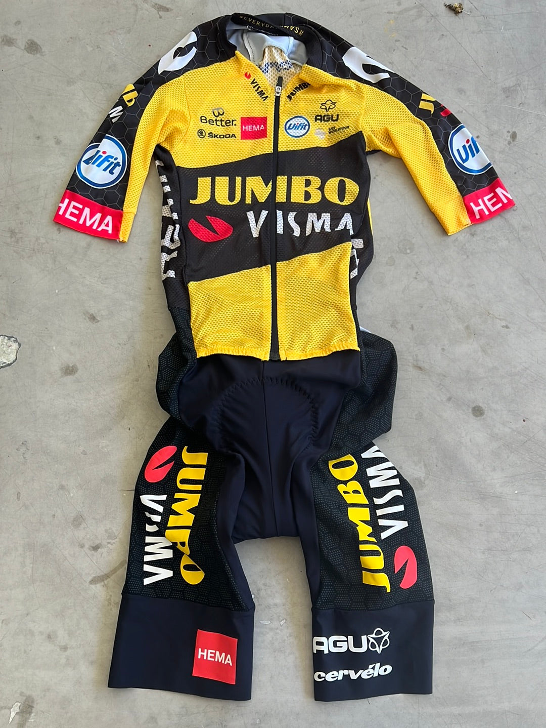 Jumbo Visma Signed Roadsuit / Aero suit | Agu | Jumbo Visma | Pro Cycling Kit