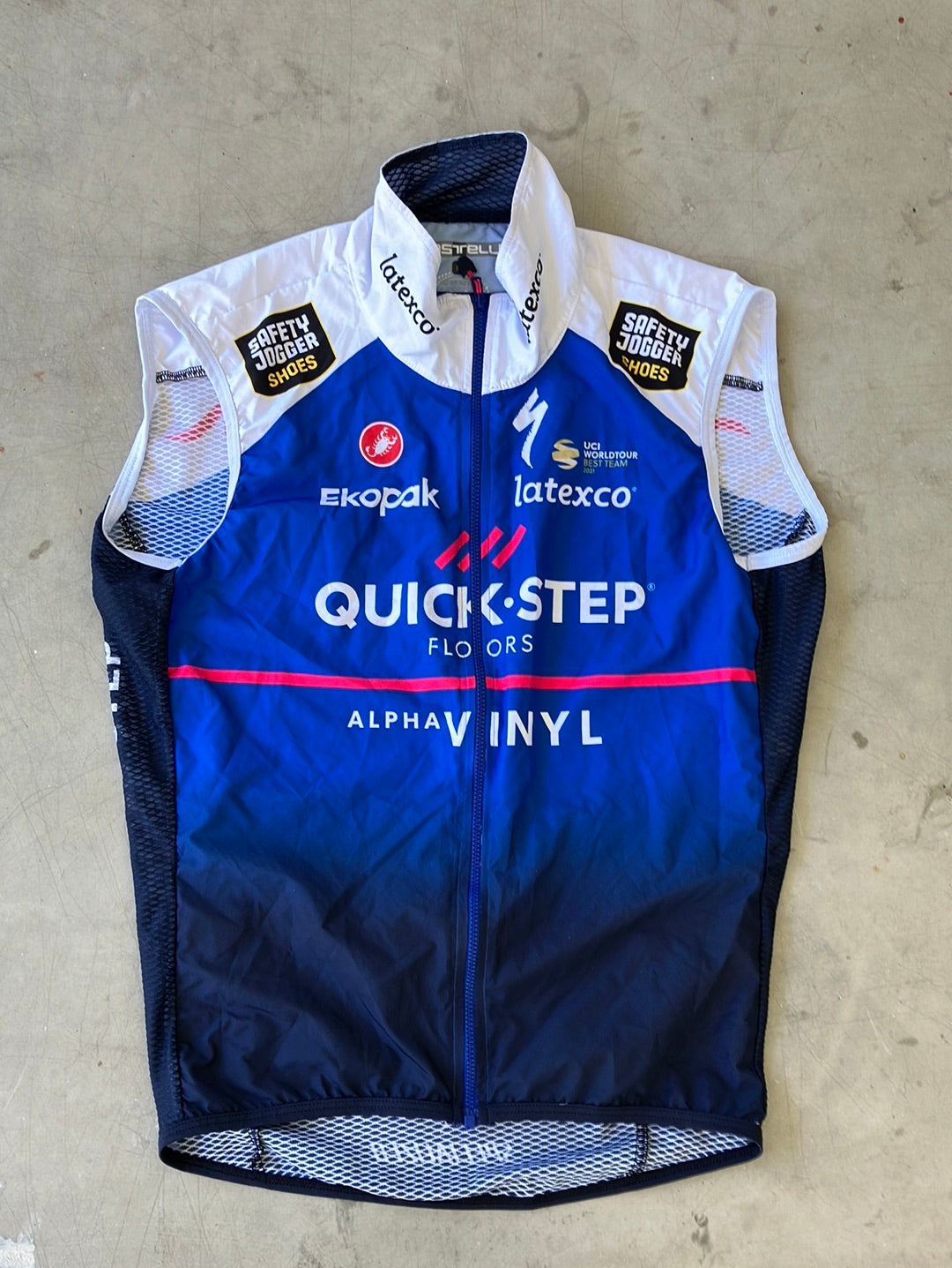 Wind Vest / Gilet Winter | Castelli | Quick-Step Alpha Vinyl / Soudal | Pro Cycling Kit