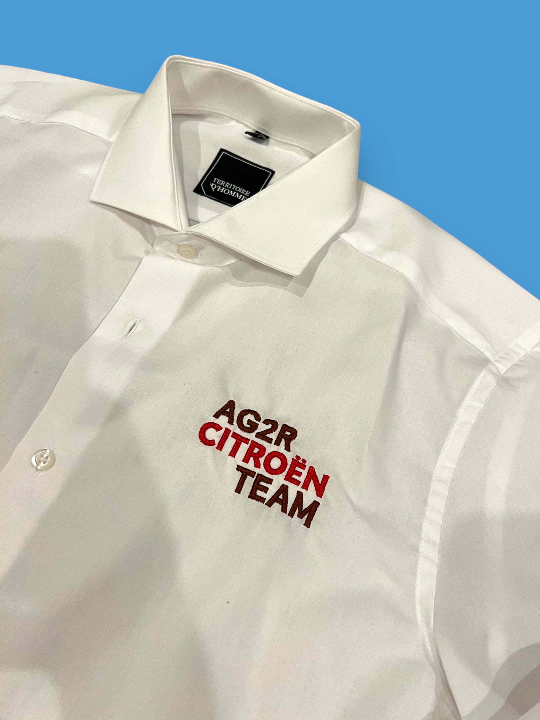 Casual Dress Shirt | Territoire d'Homme | AG2R Citroen | Pro Cycling Kit