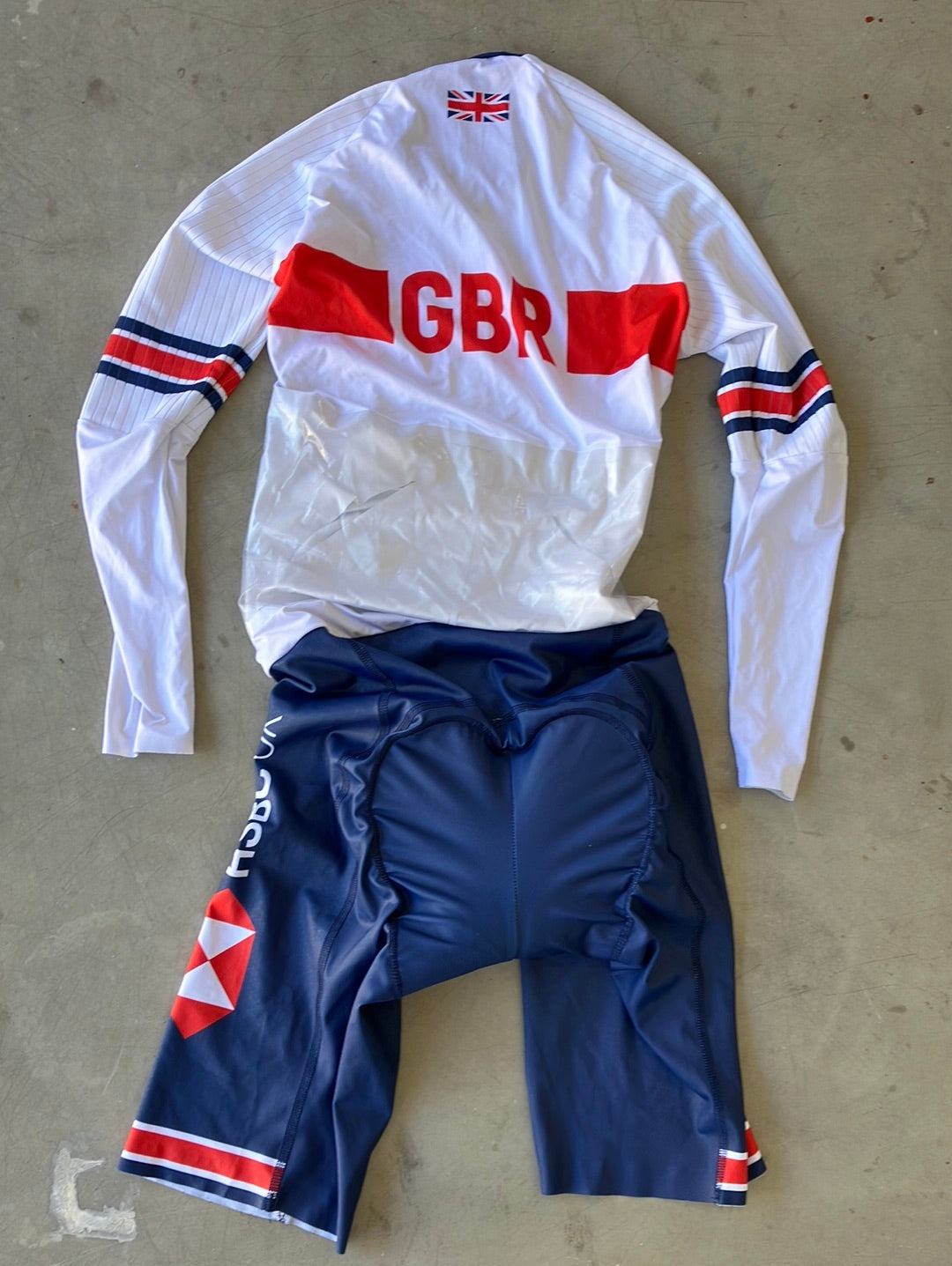 Long Sleeve Aero TT Suit Time Trial Skinsuit | Kalas | Team GB Great Britain - British Cycling GBR | Pro Cycling Kit