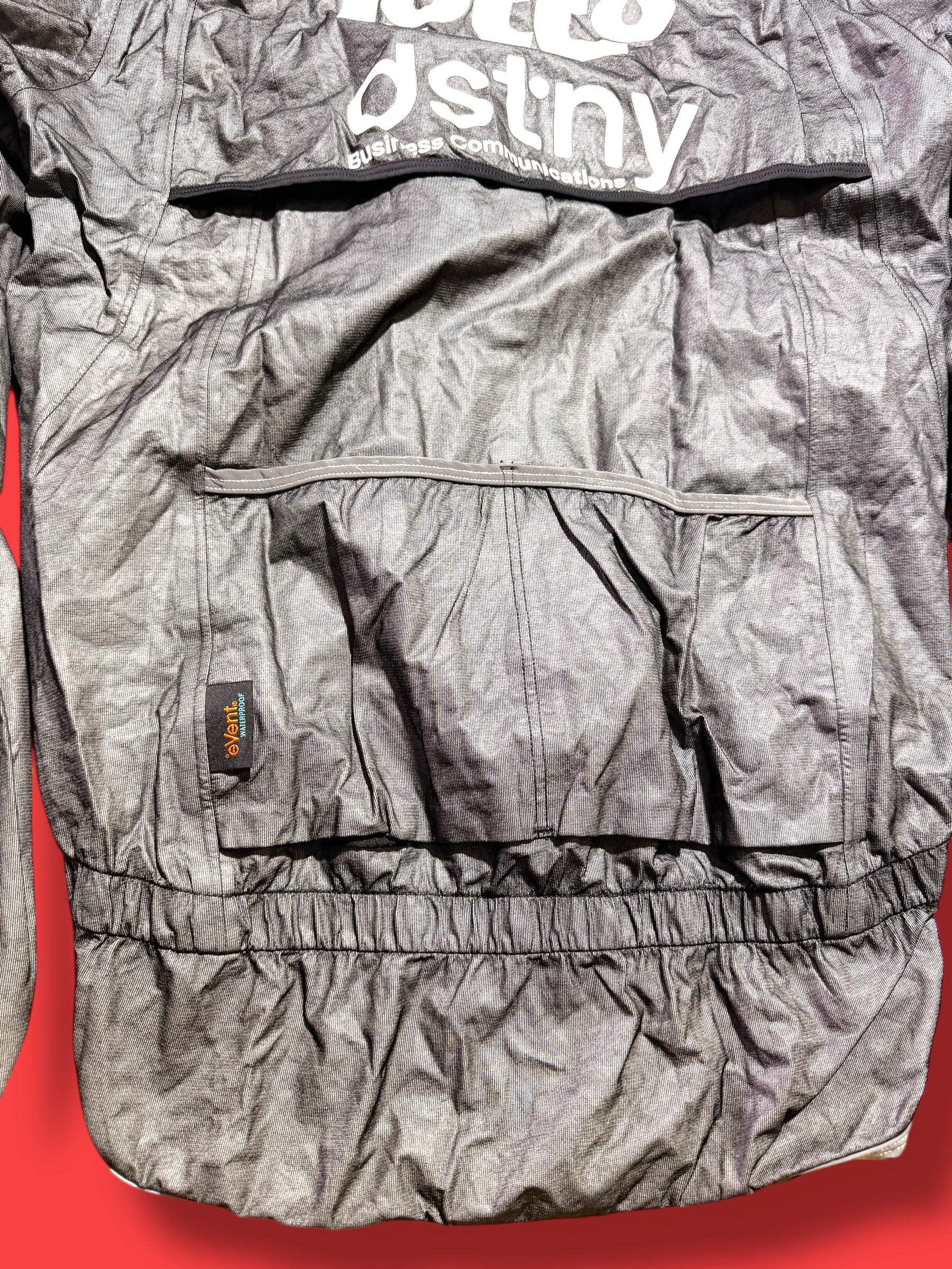 Windproof Waterproof Rain Jacket Team Rider Issued |Lotto DSTNY Vermarc| Pro Cycling Kit