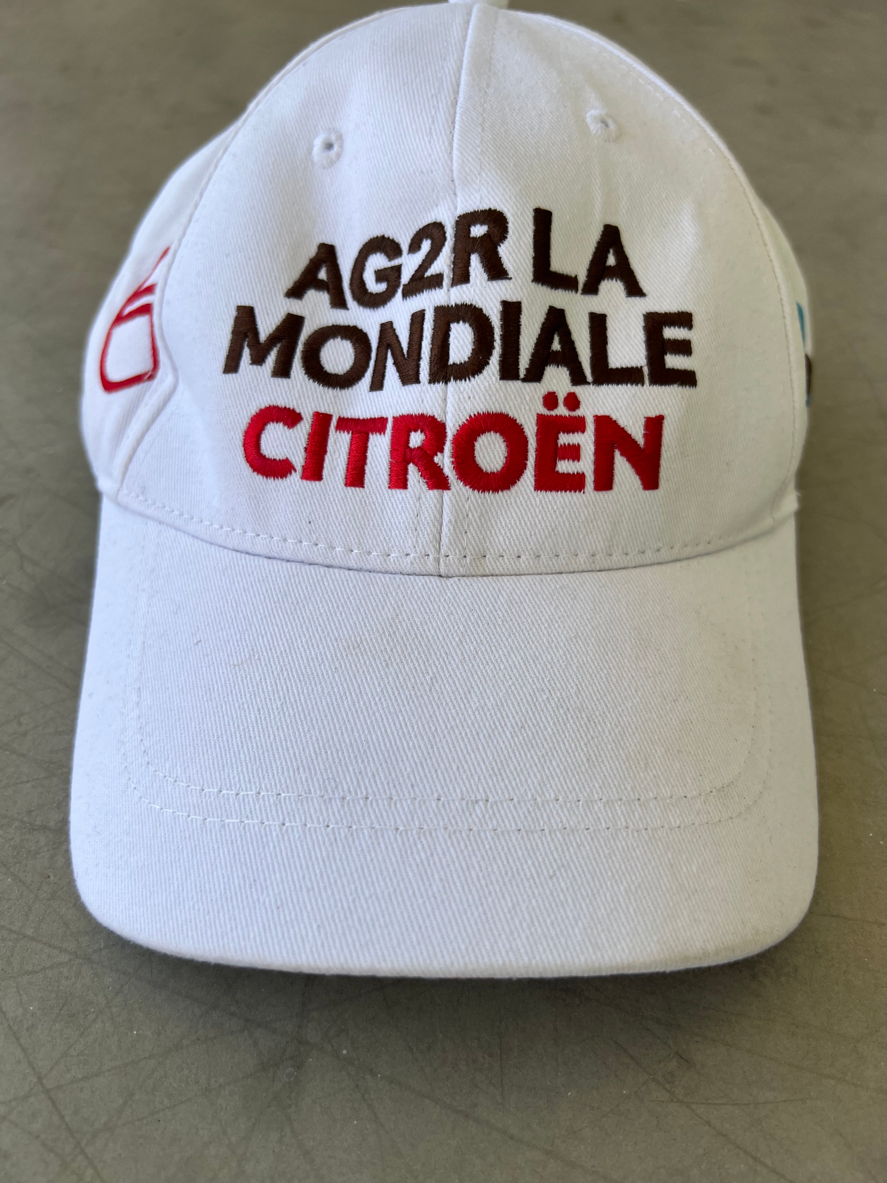 AG2R Citroen | Podium Cap | White | Rider-Issued Casual Team Kit