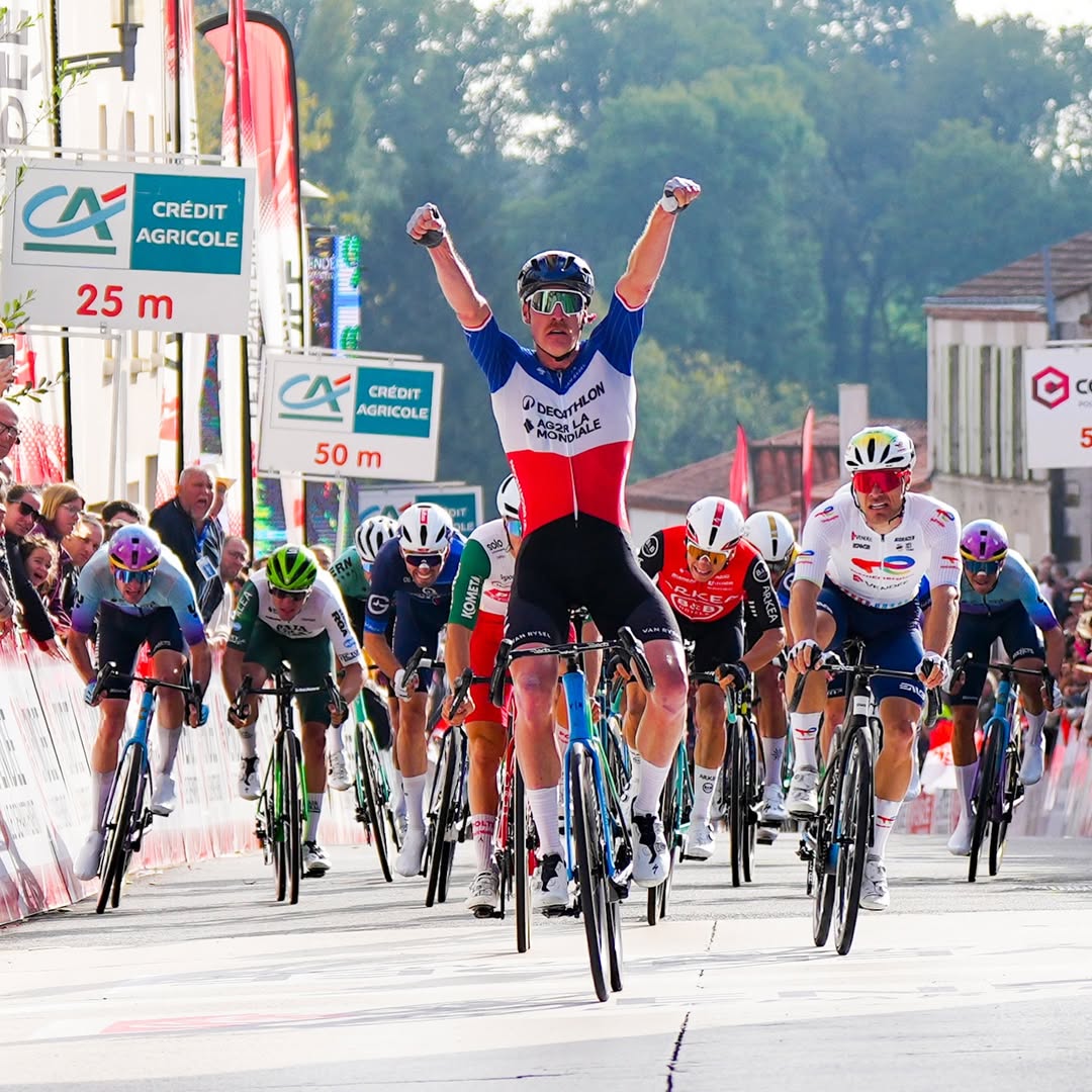 Dorian Godon Aero Jersey Lightweight Short Sleeve | Decathlon AG2R La Mondiale | Van Rysel | Pro Cycling Kit
