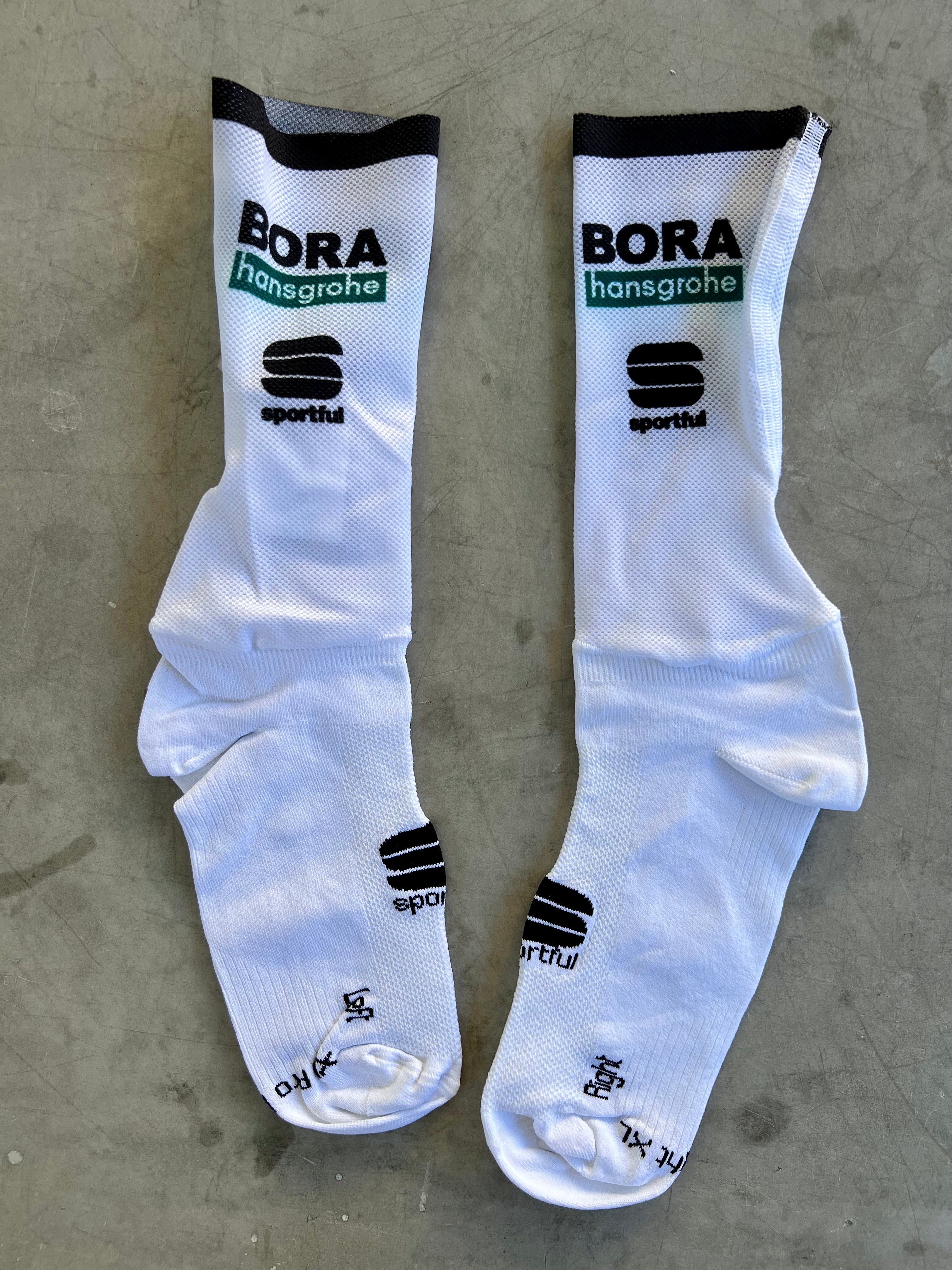 Bora Hansgrohe | Sportful Lightweight Aero Socks | Rider-Issued Pro Team Kit