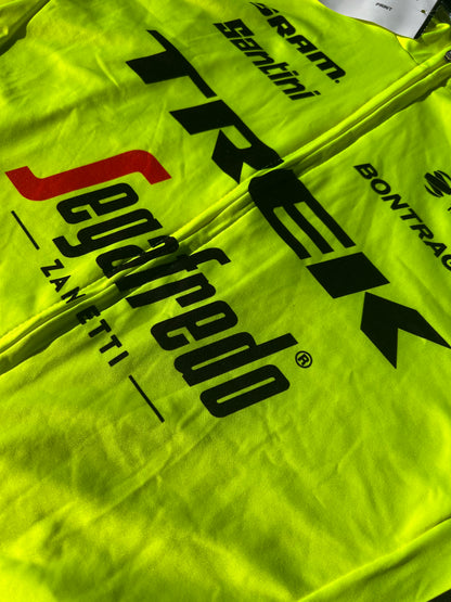 Trek Segafredo | Santini Short Sleeve Classic Jersey | Yellow | Rider-Issued Pro Team Kit