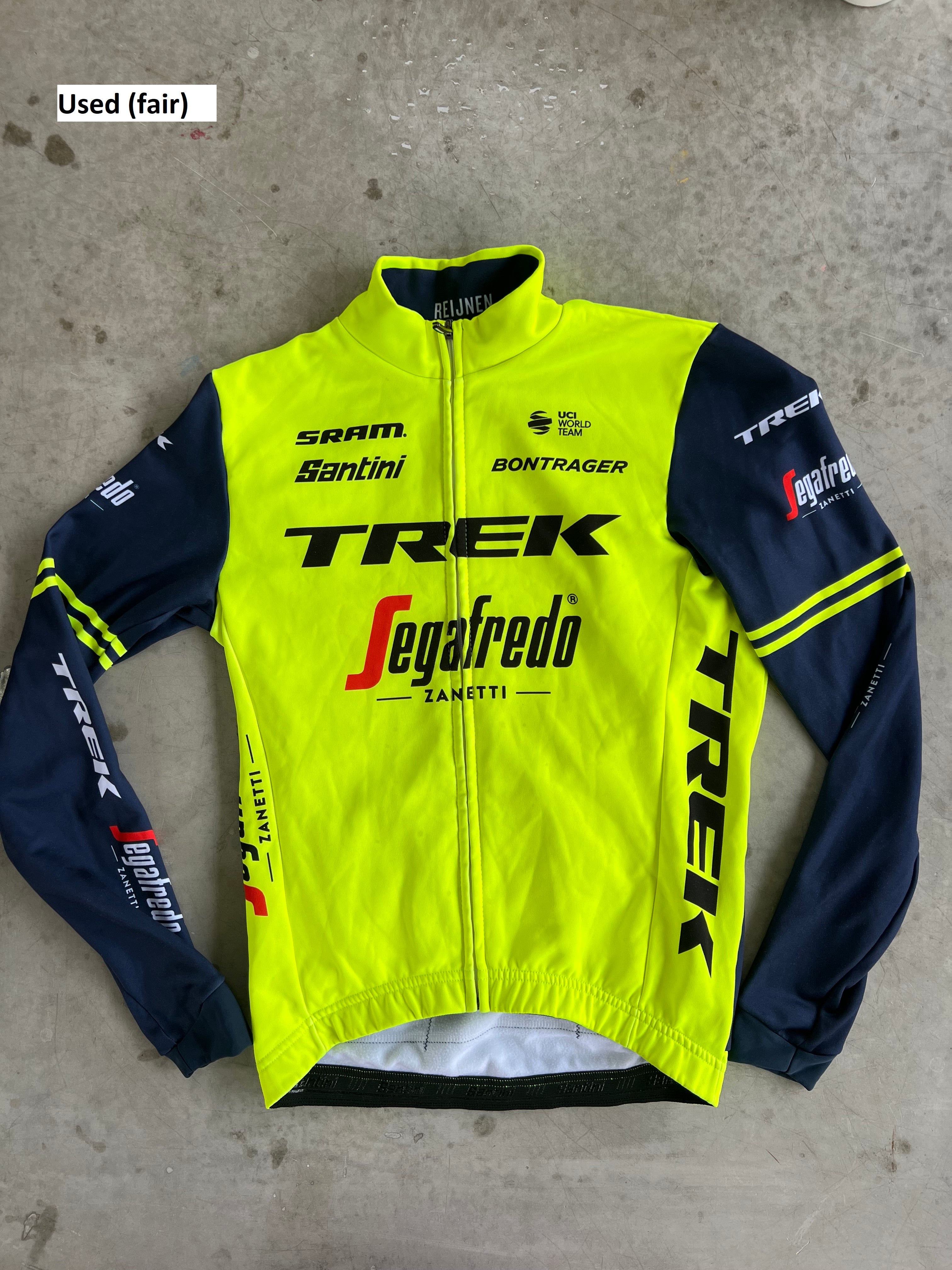Trek Segafredo | Santini Long Sleeve Thermal Jersey | Yellow