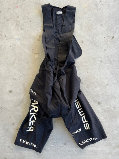 Arkea Samsic | Ekoi Summer Bib Shorts | Black | Rider-Issued Pro Team Kit