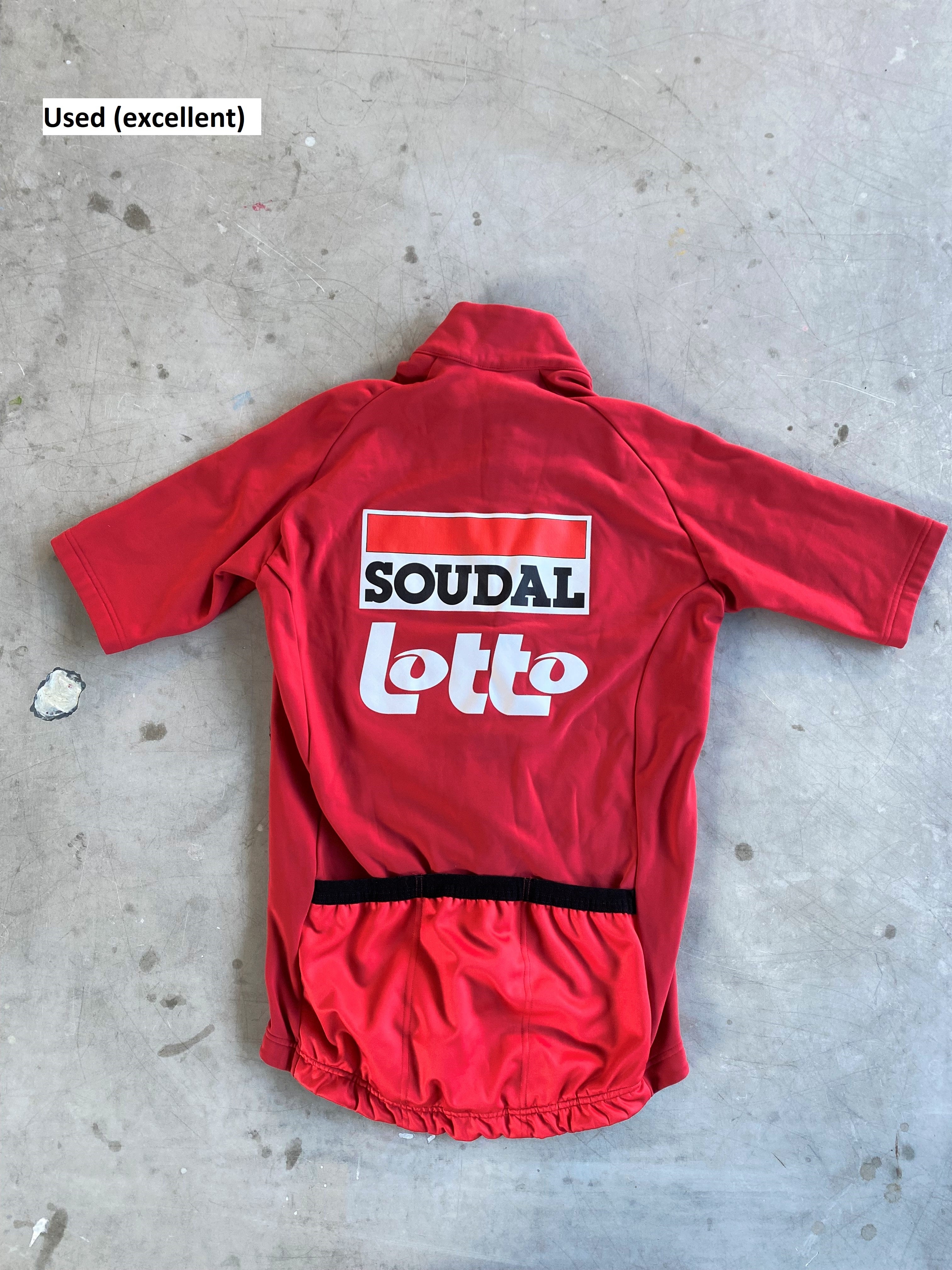 Lotto Soudal | Vermarc Red Short Sleeve Gabba Jersey | Size XS | Rider-Issued Pro Team Kit