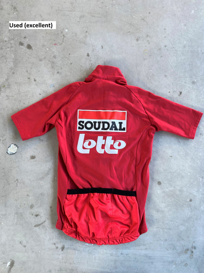 Lotto Soudal | Vermarc Red Short Sleeve Gabba Jersey | Size XS | Rider-Issued Pro Team Kit