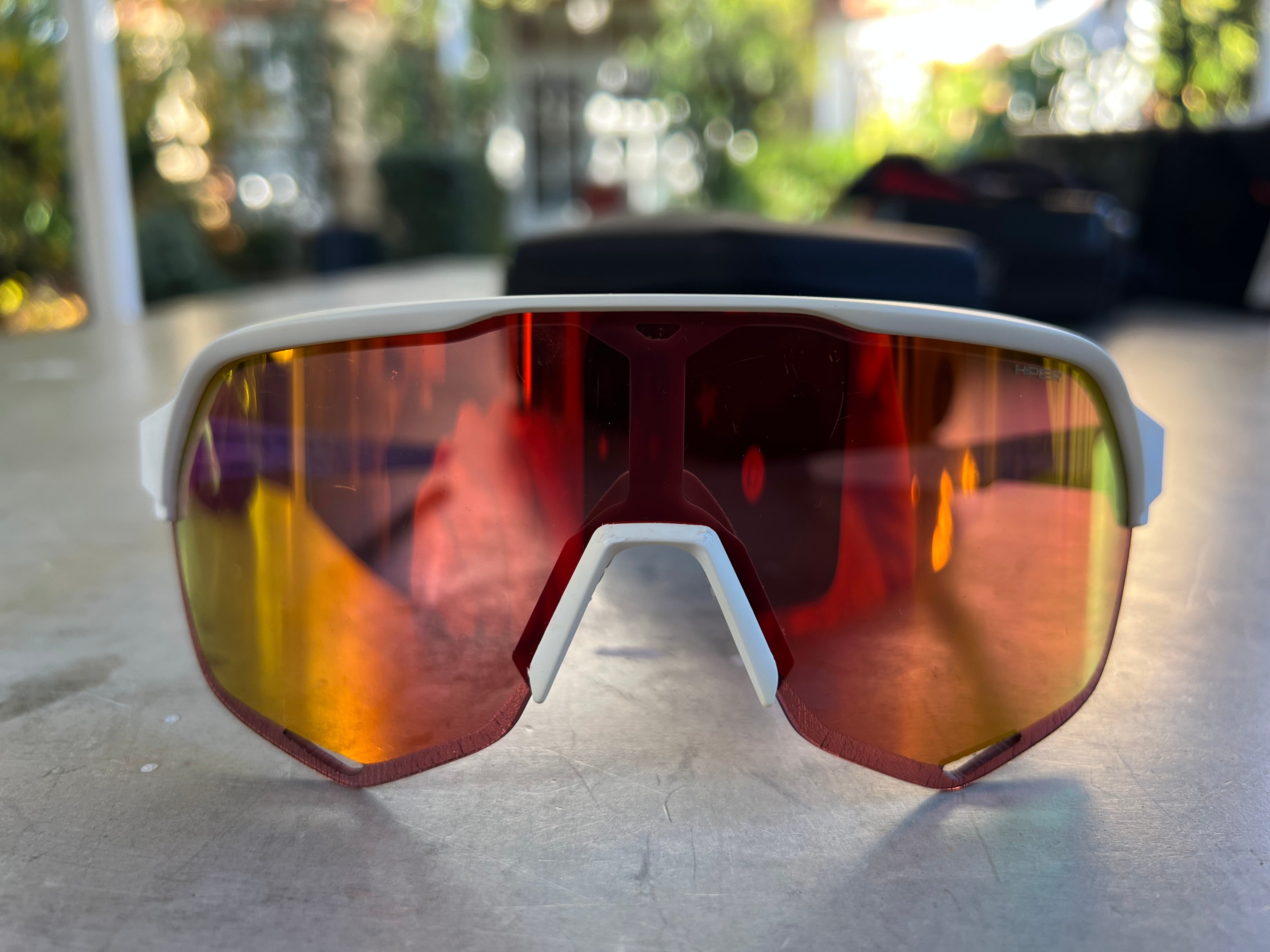 Alpecin Deceuninck | 100% S2 Sunglasses with 7 Spare Lenses | White | Rider-Issued Pro Team Kit