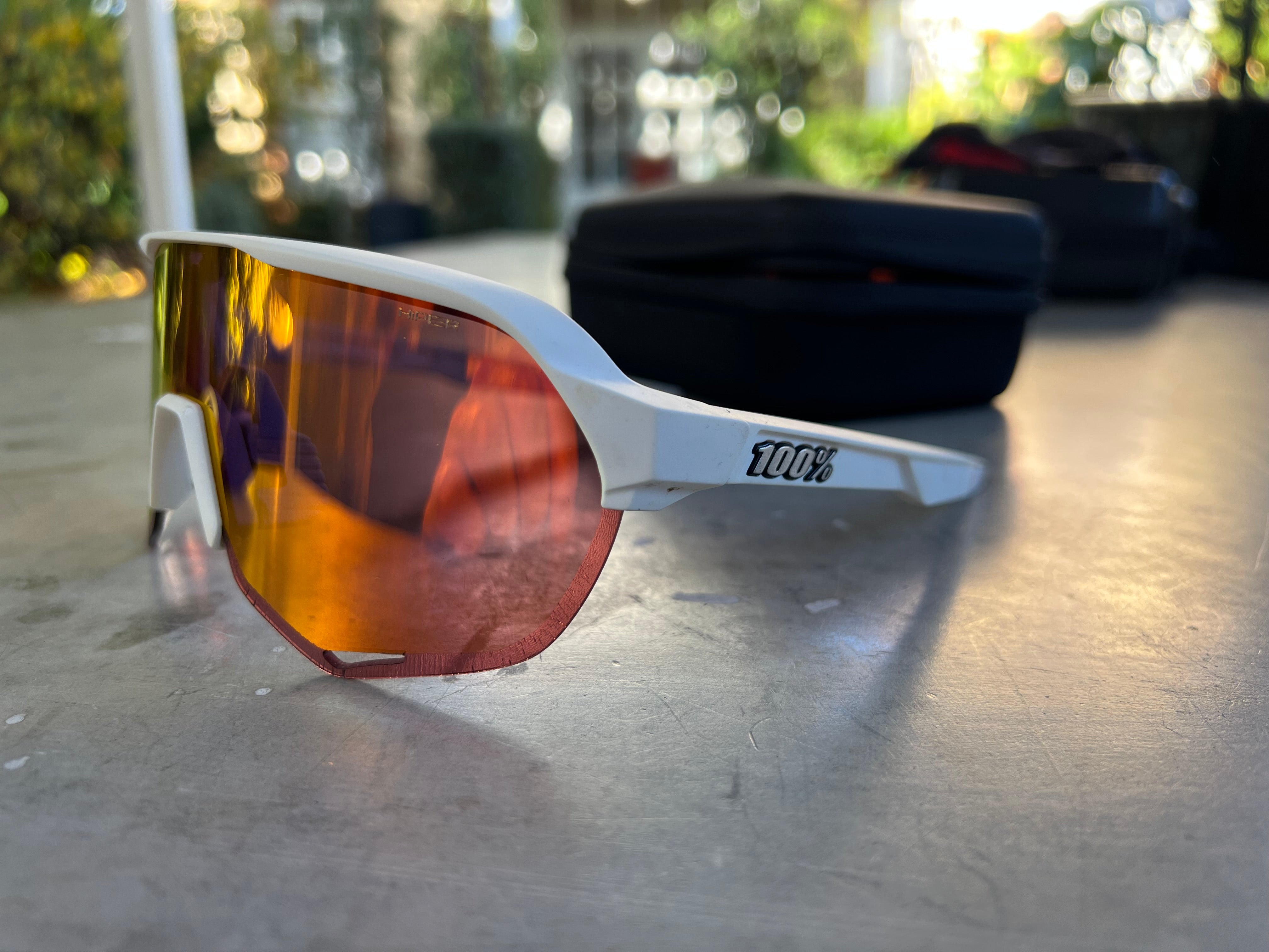 Alpecin Deceuninck | 100% S2 Sunglasses with 7 Spare Lenses | White | Rider-Issued Pro Team Kit