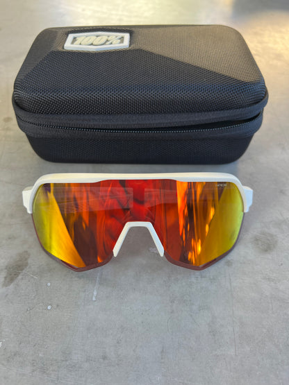 Alpecin Deceuninck | 100% S2 Sunglasses with 7 Spare Lenses | White | Rider-Issued Pro Team Kit