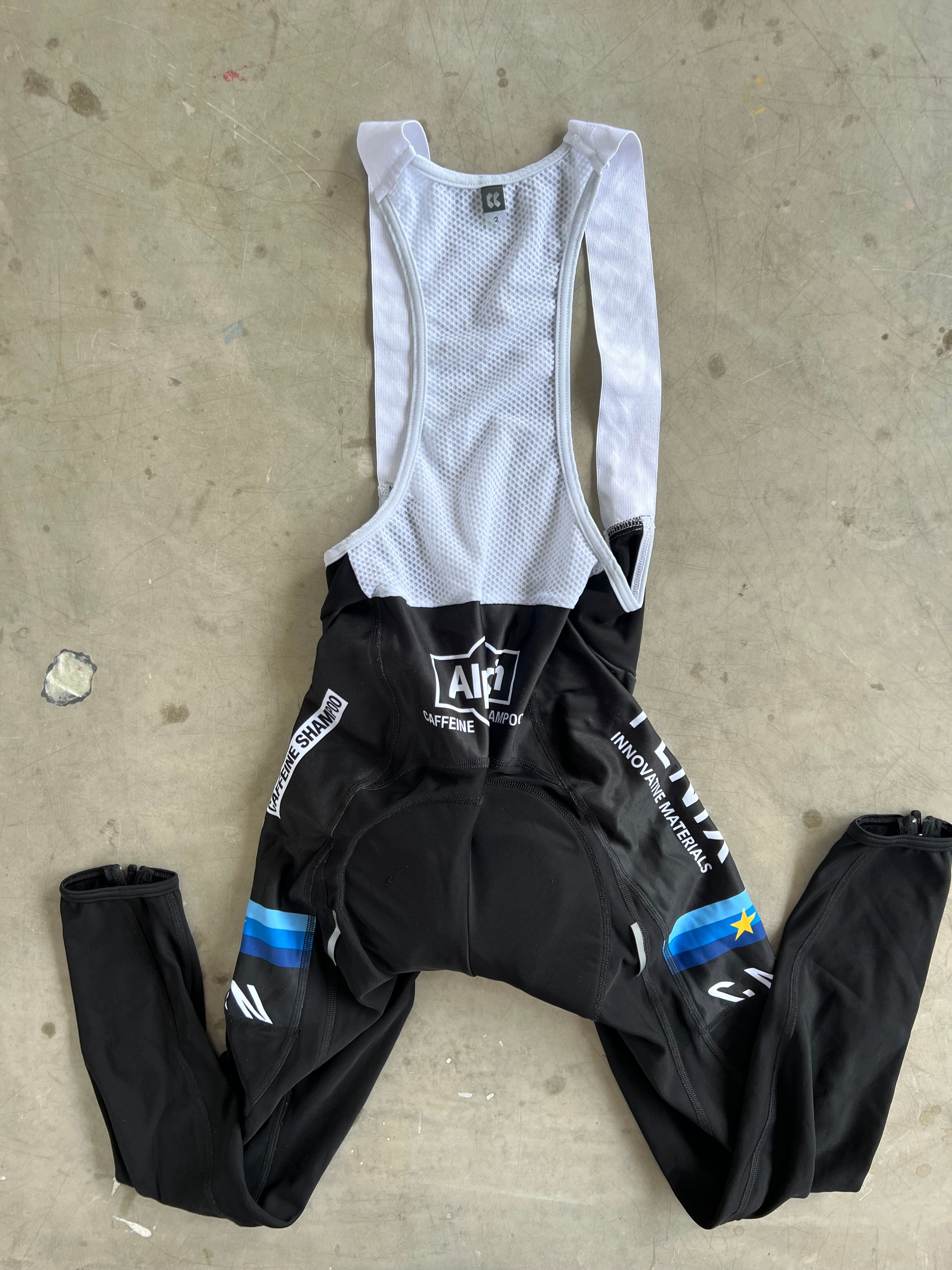 Alpecin Fenix Women | Kalas Padded Winter Tights - European Champion Edition | S | Rider-Issued Pro Team Kit