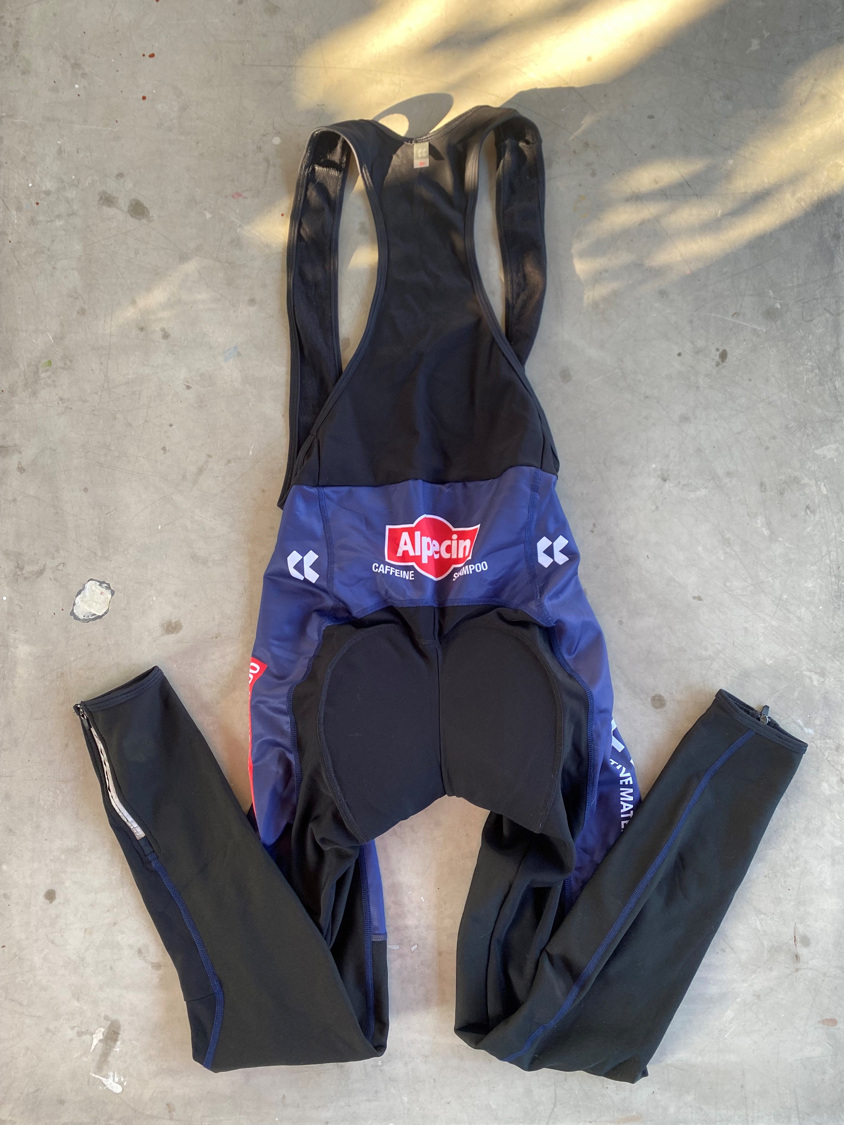 Alpecin Fenix Men | Kalas Padded Winter Tights | Black | M/L | Rider-Issued Pro Team Kit