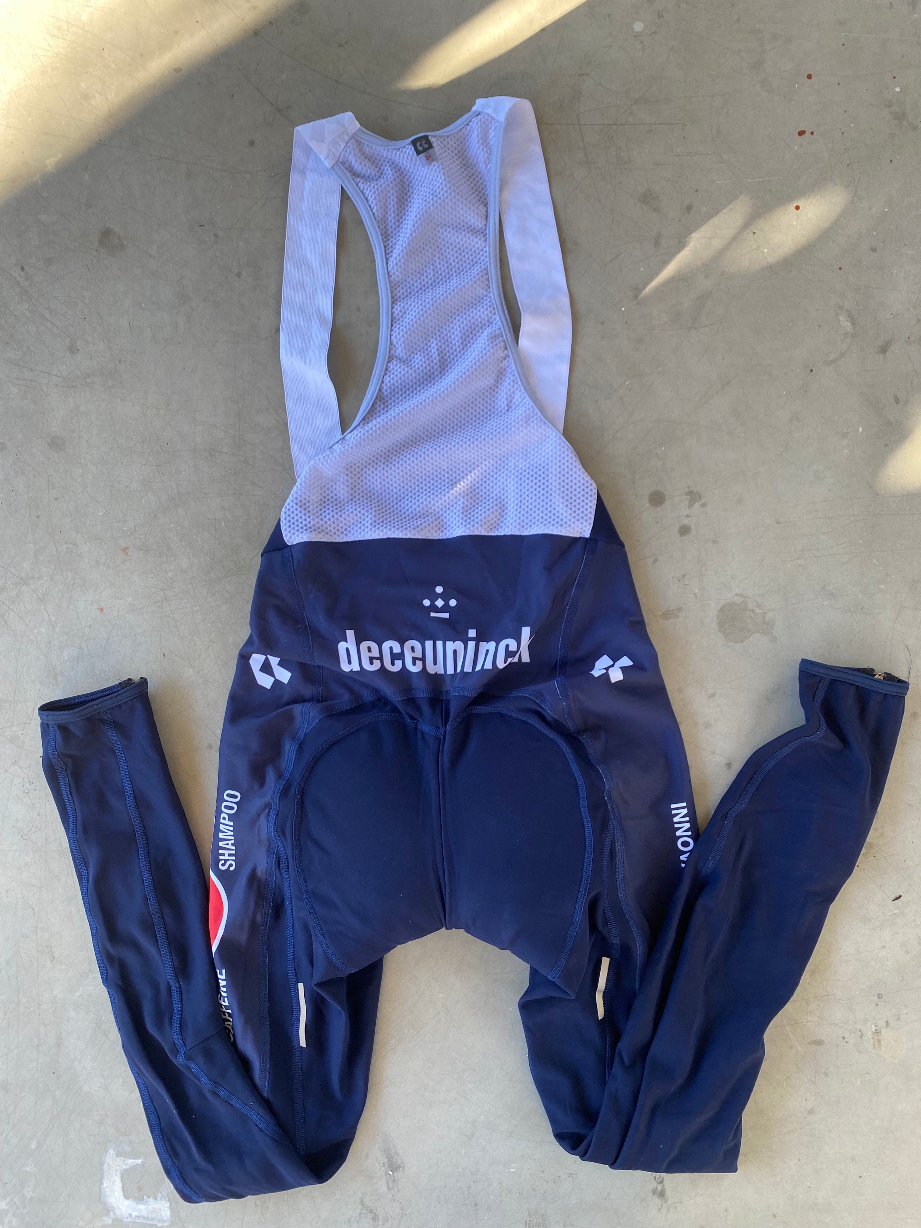 Alpecin Fenix Men | Kalas Padded Winter Tights | Navy | M/L | Rider-Issued Pro Team Kit