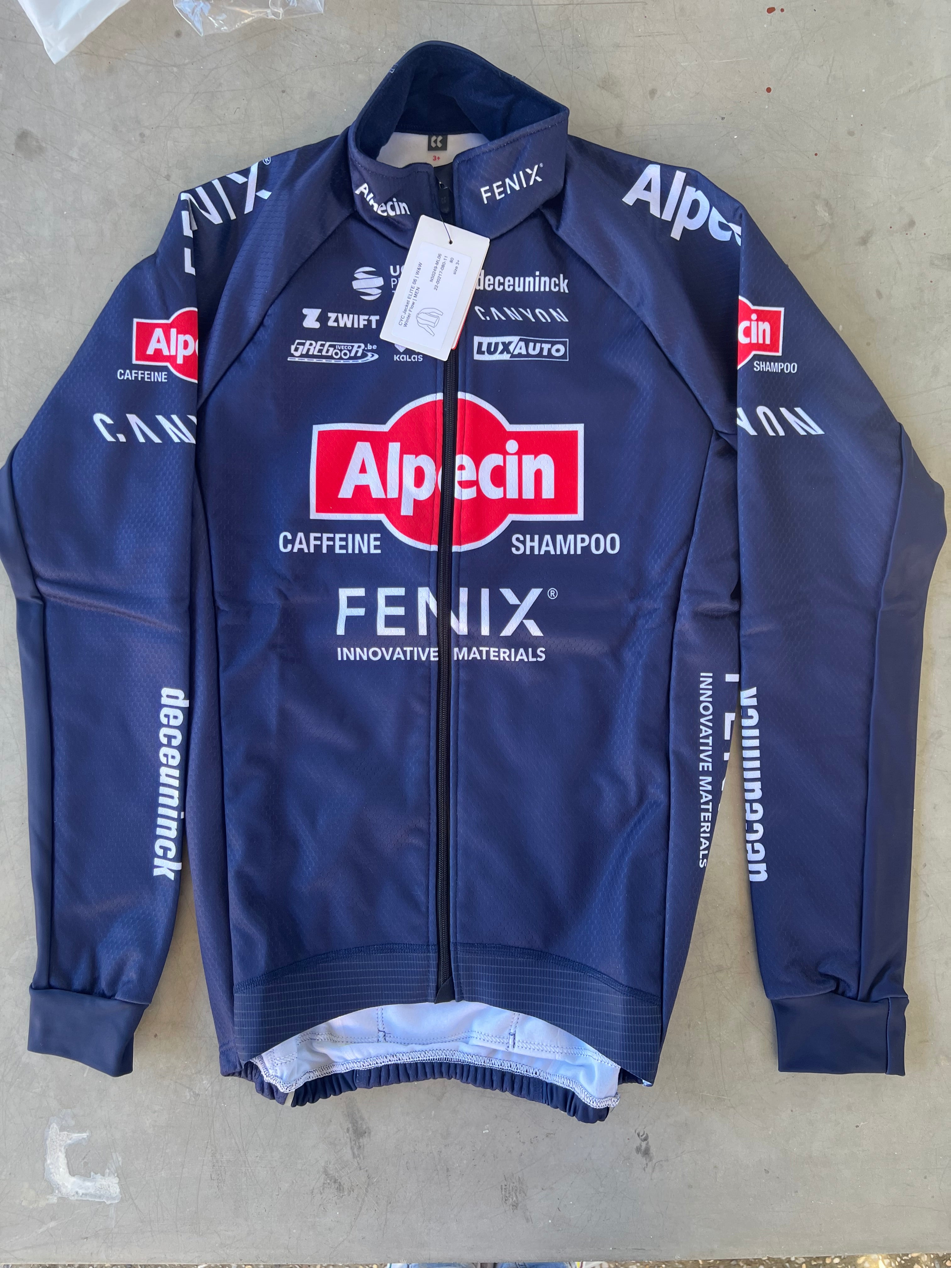 Alpecin Fenix Men | Kalas Winter Bundle - Jacket, Bibs, Leg Warmers, etc. | M/L | Rider-Issued Pro Team Kit