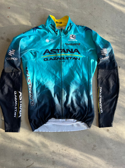 Astana | Giordana Bundle - Thermal Jersey & Bibs | S | Rider-Issued Pro Team Kit