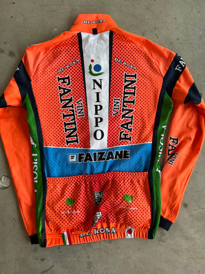 Nippo Fantini | Santini Bundle - Long Sleeve Jersey and Thermal Padded Tights | S | Rider-Issued Pro Team Kit