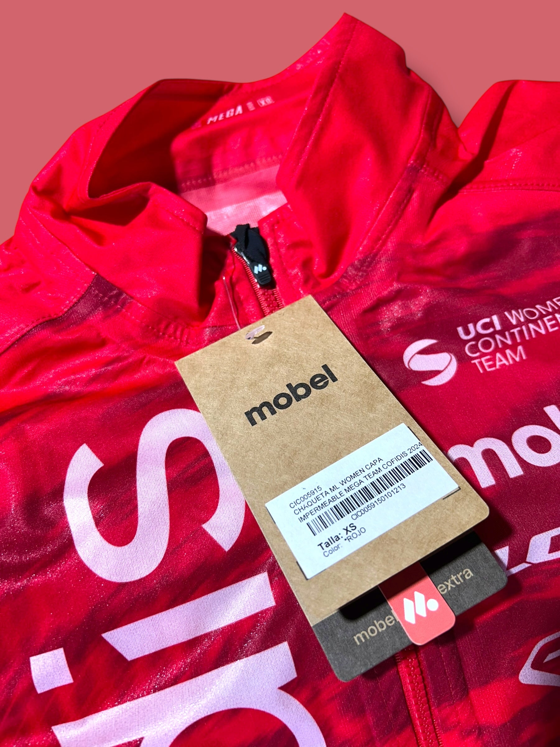Rain Jacket Winter Waterproof |Cofidis Women| Pro Cycling Kit