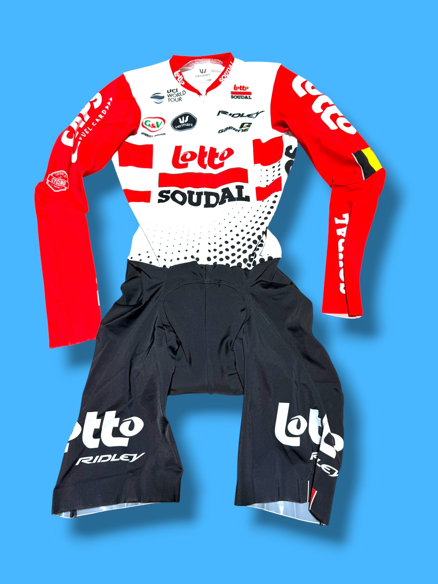支給品　Lotto Cycling Team　スキンスーツ　ロット　ワンピース Lotto - Caleb Ewan – Pro Kit Club
