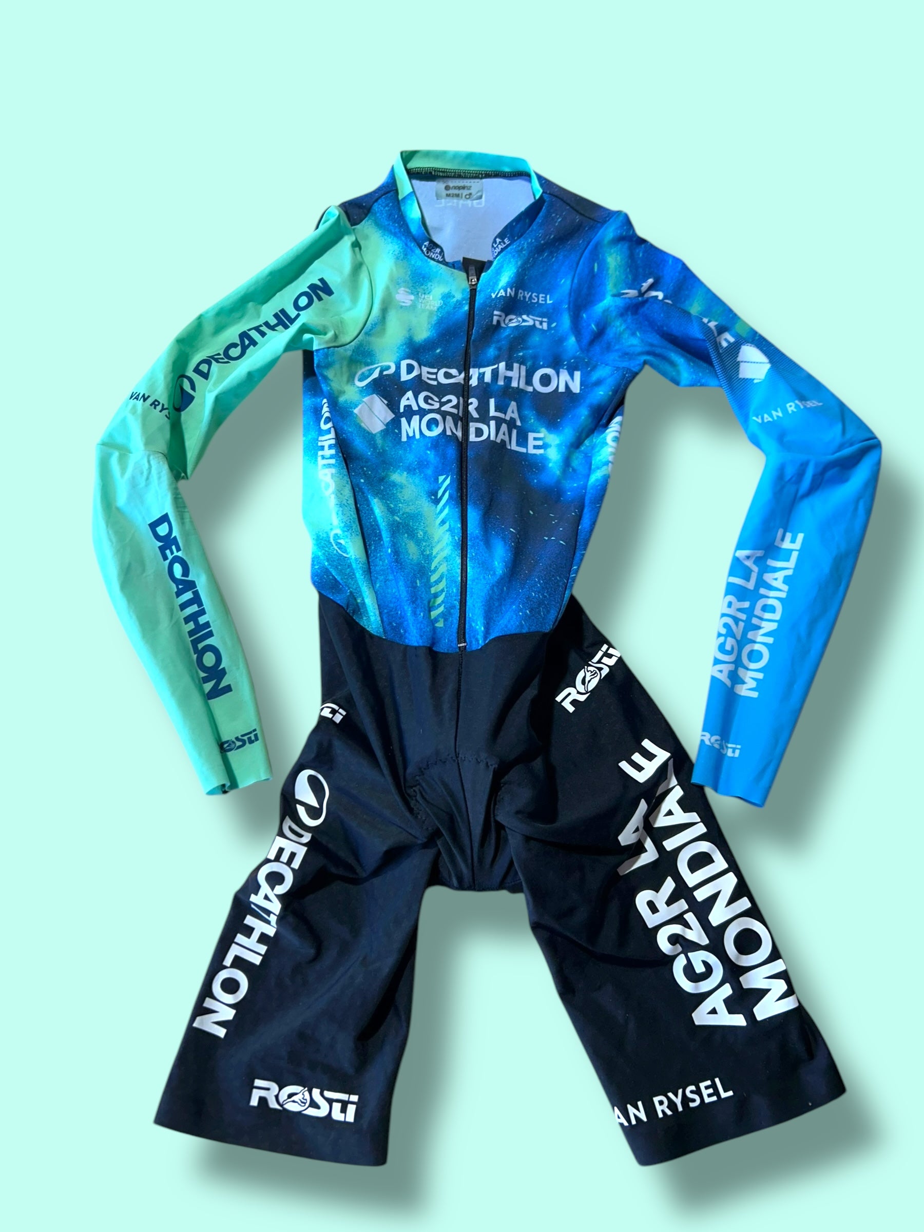 TT Suit Time Trial Aerosuit CLM  | Decathlon AG2R La Mondiale  | NoPinz | Pro Cycling Kit