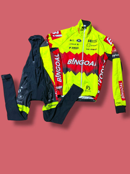 Winter Jacket Gabba and Bib Tights Thermal | Bingoal Vermarc| Pro Cycling Kit