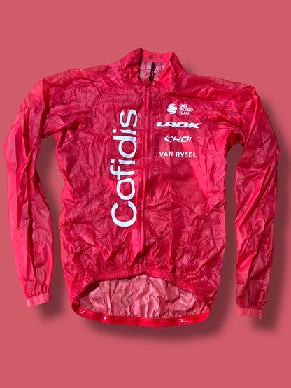 Rain Cape Packable  Rider Issued Winter WIndstopper|  Van Rysel |  Cofidis| Pro Cycling Kit